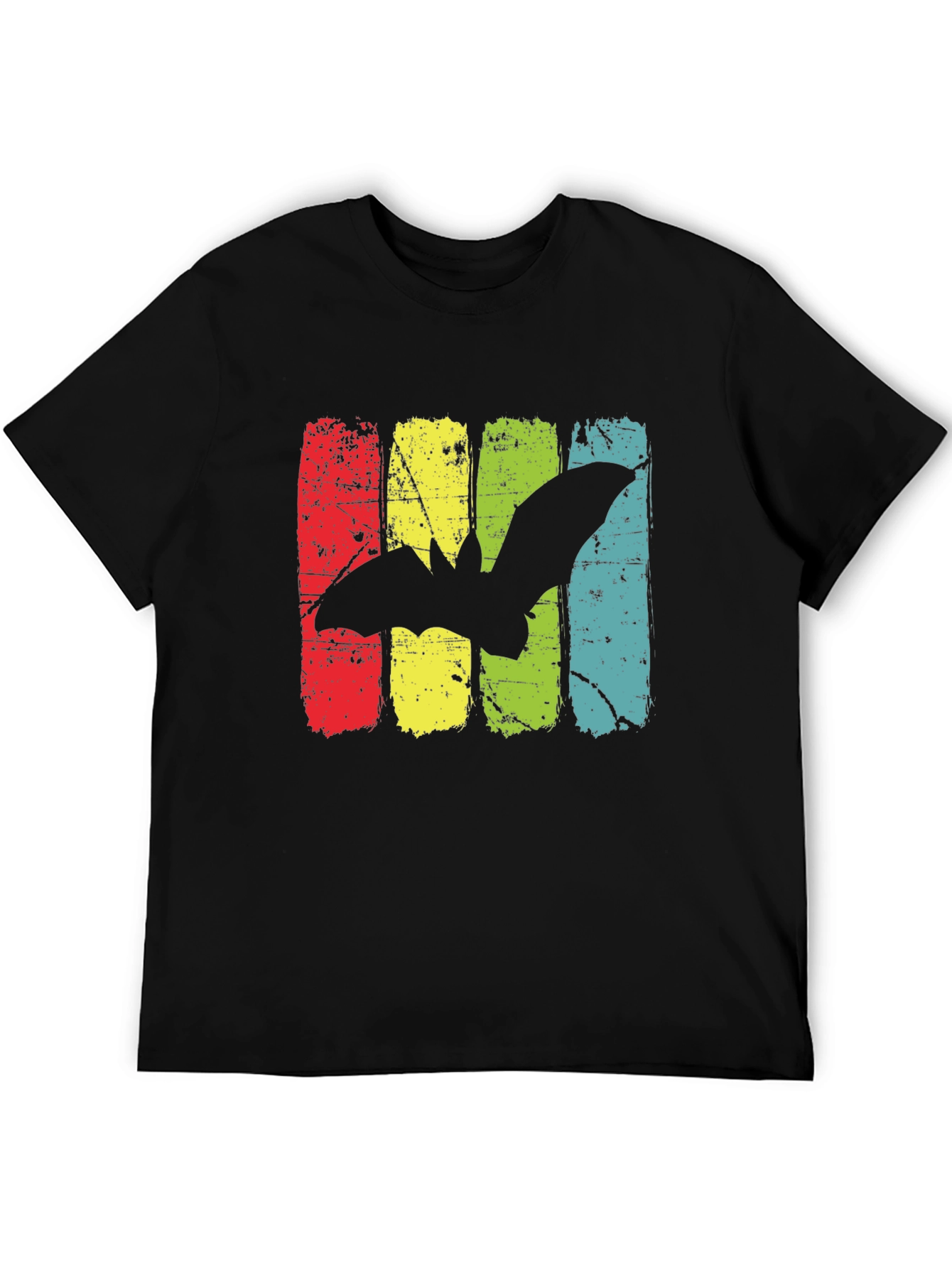 Retro Bat Graphic Tee - Vintage Halloween T-Shirt