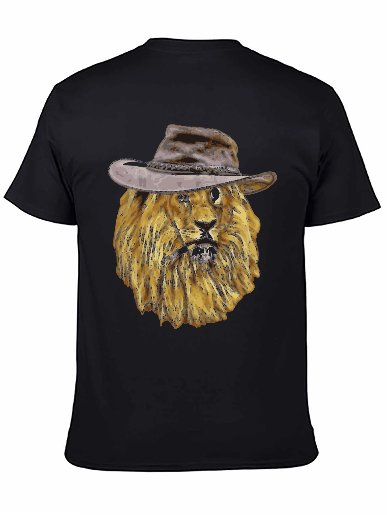 Lion in Hat Graphic Tee - Stylish & Unique Design