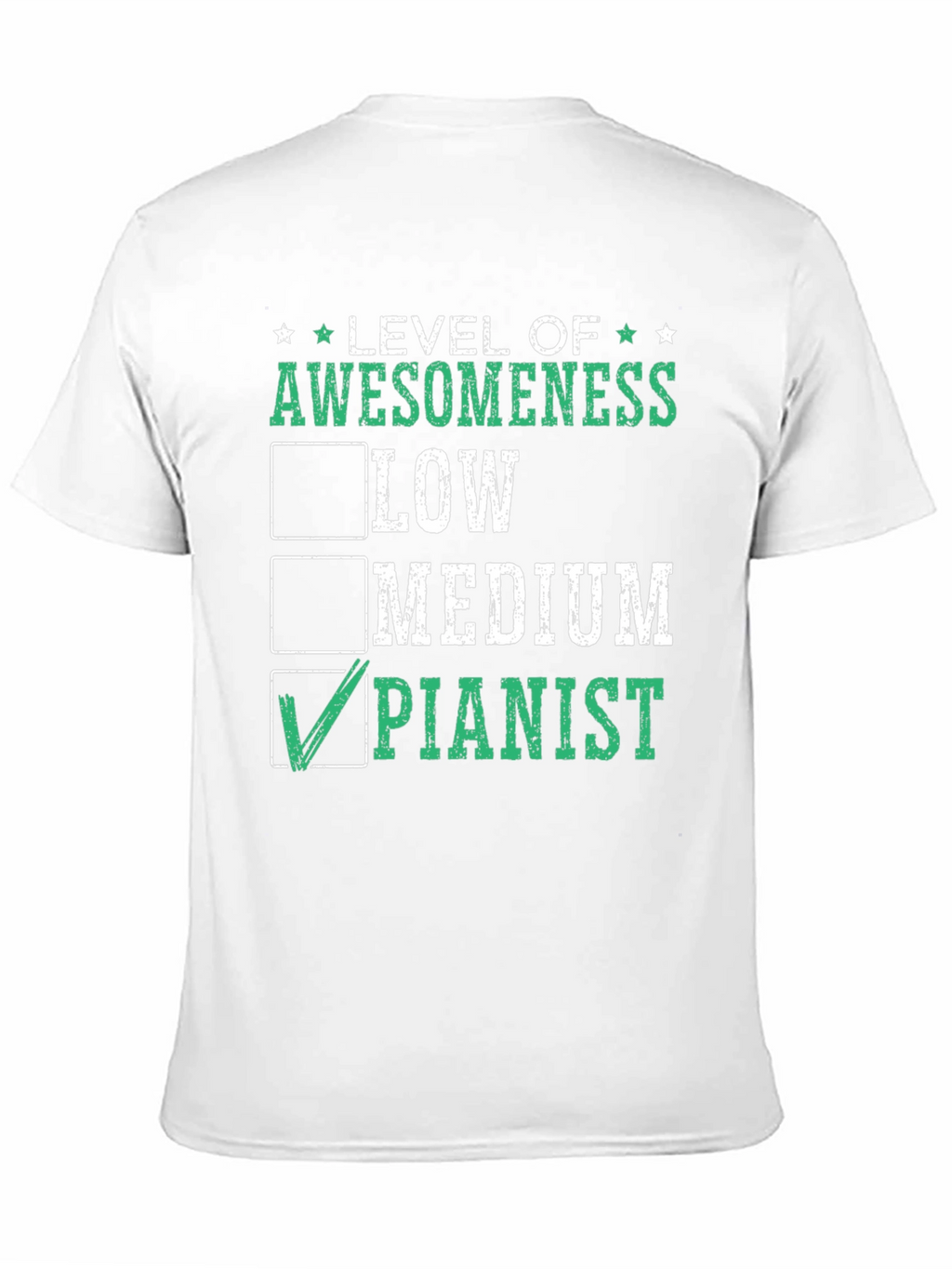 Awesome Pianist T-Shirt - Level Up Your Style!