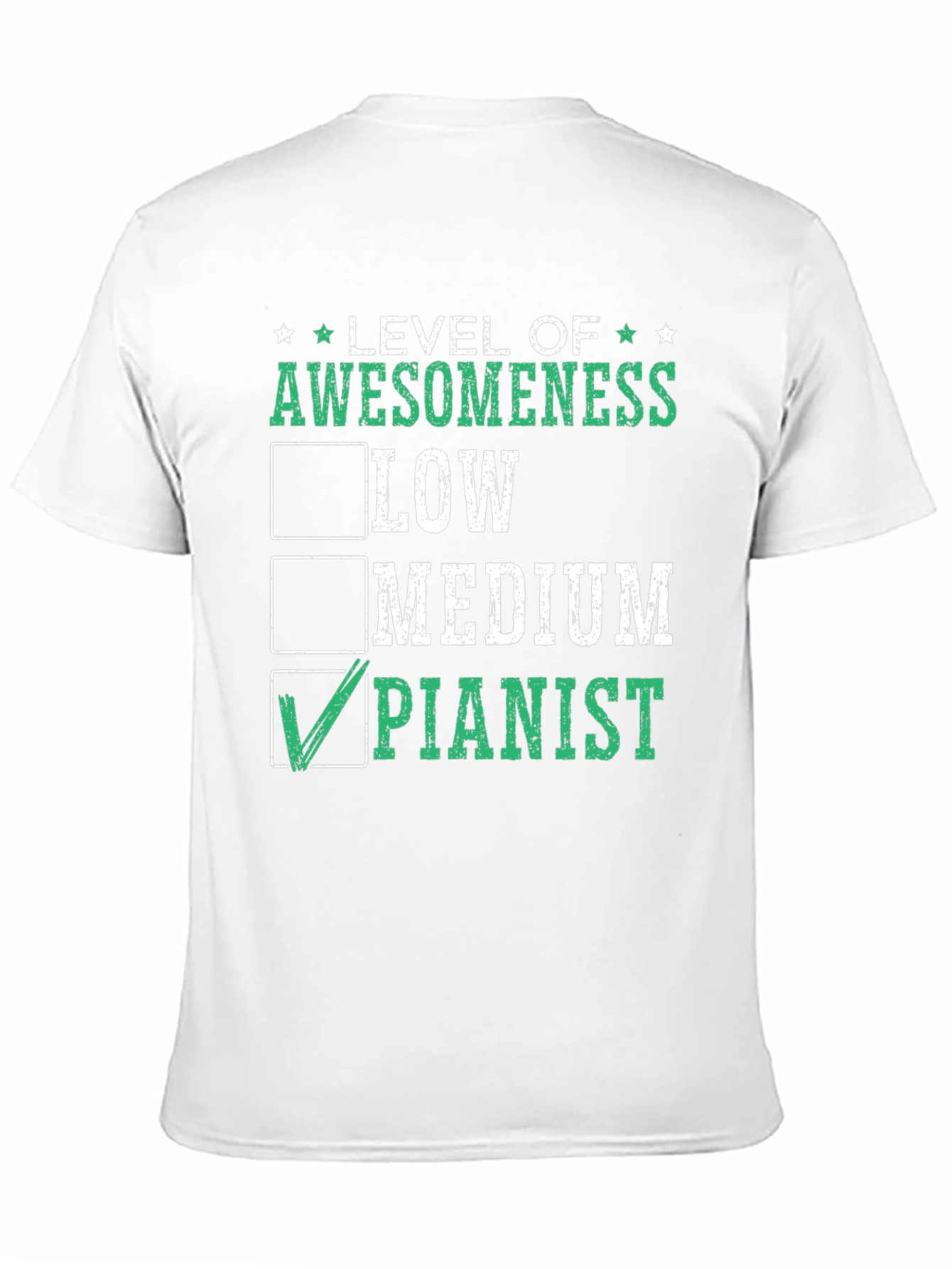 Awesome Pianist T-Shirt - Level Up Your Style!
