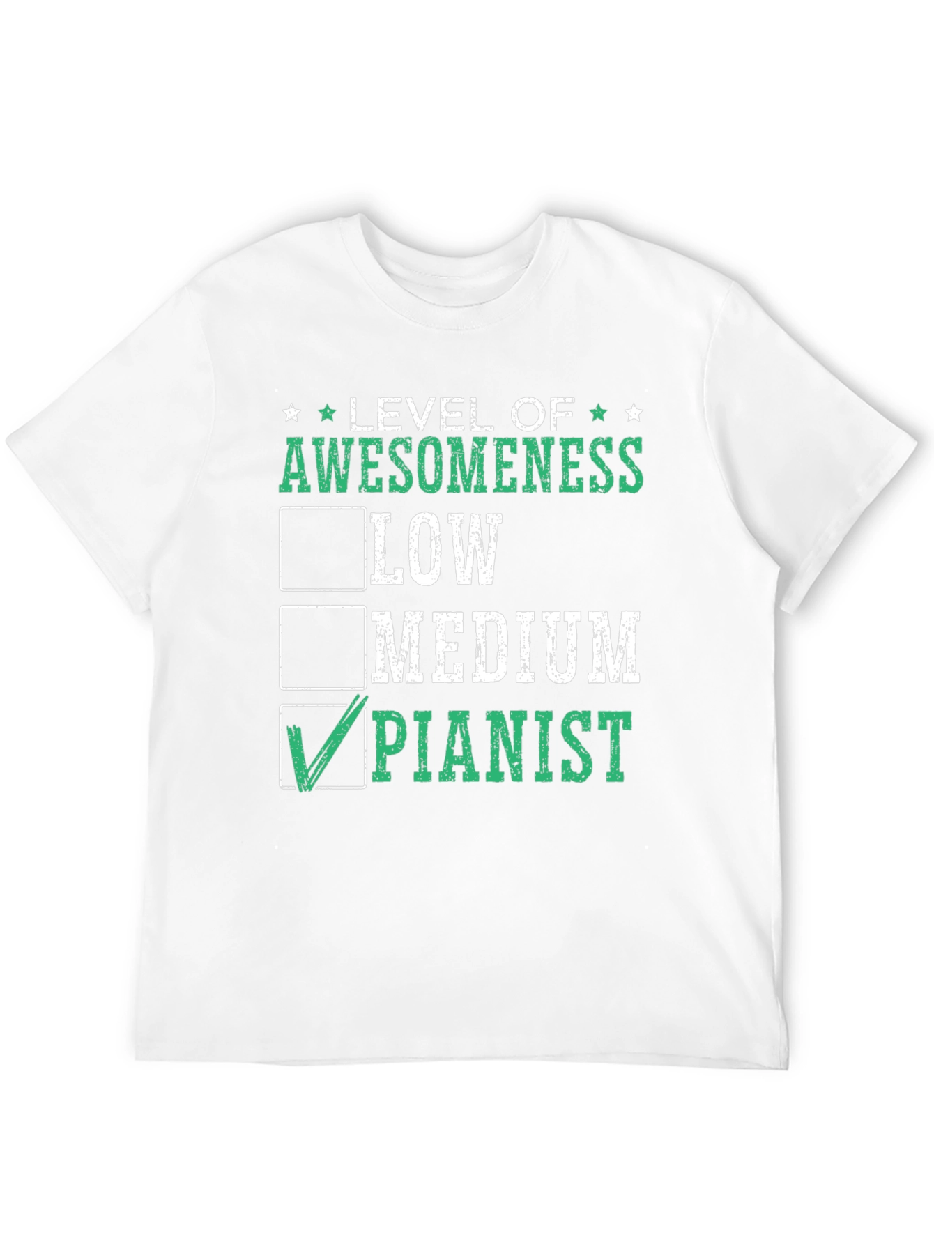 Awesome Pianist T-Shirt - Level Up Your Style!