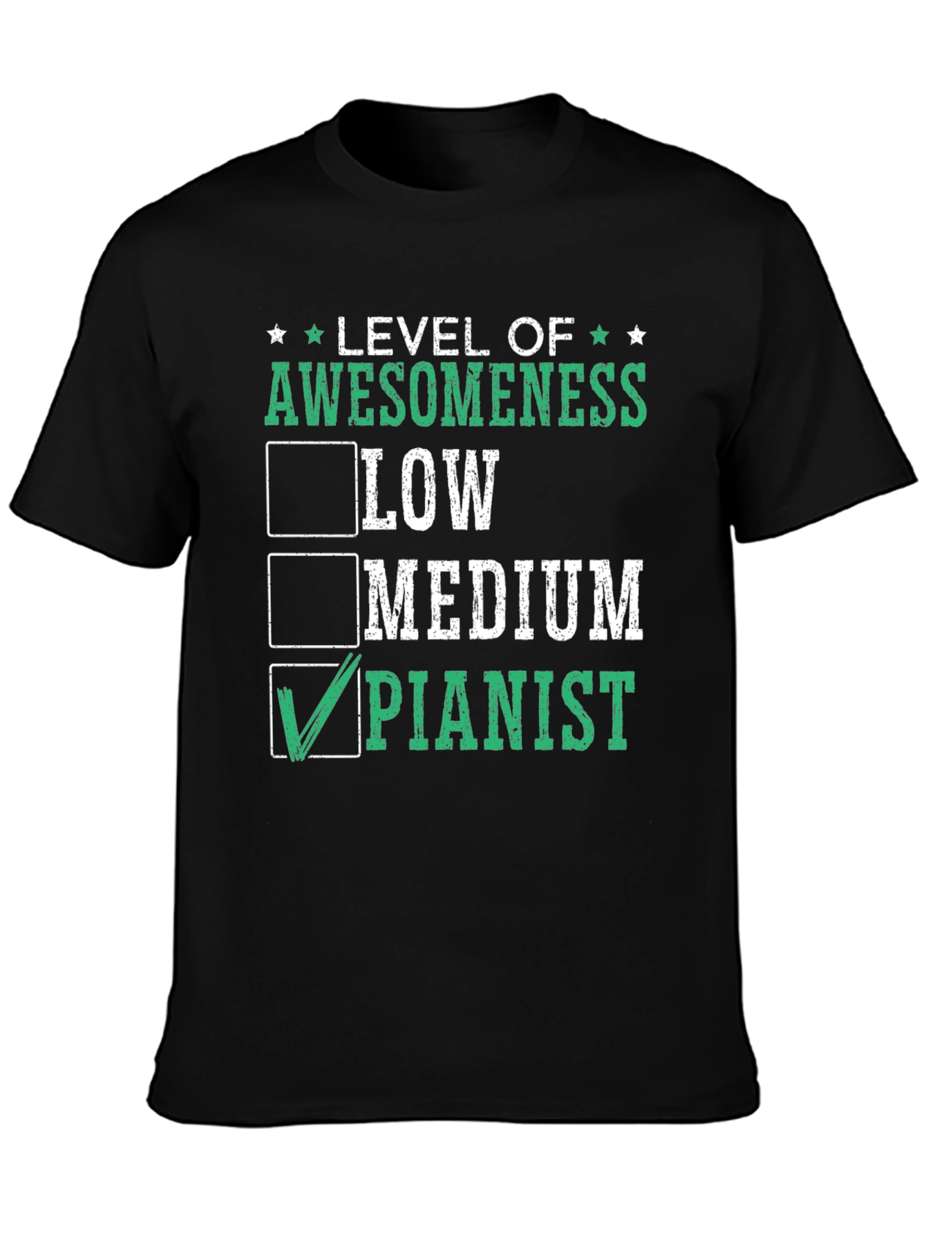 Awesome Pianist T-Shirt - Level Up Your Style!