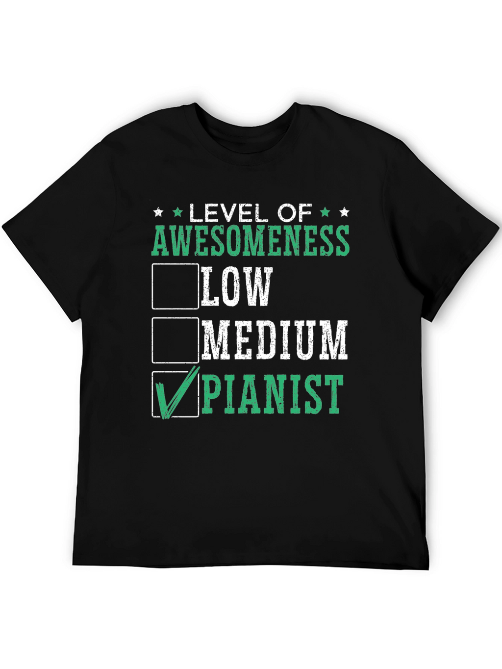 Awesome Pianist T-Shirt - Level Up Your Style!