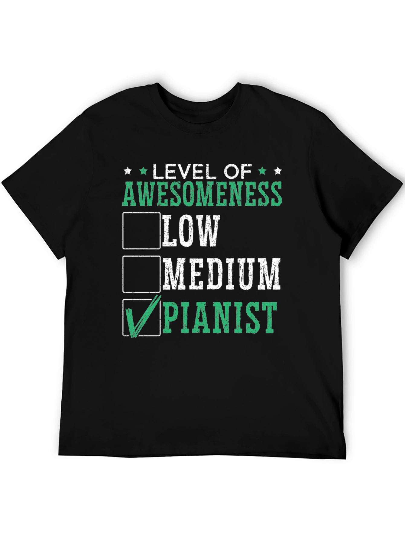 Awesome Pianist T-Shirt - Level Up Your Style!