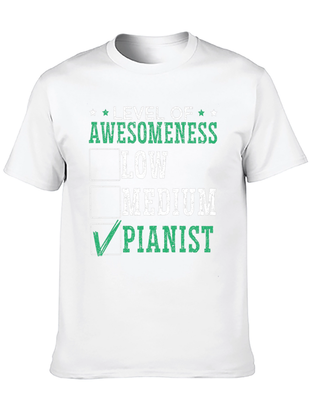 Awesome Pianist T-Shirt - Level Up Your Style!