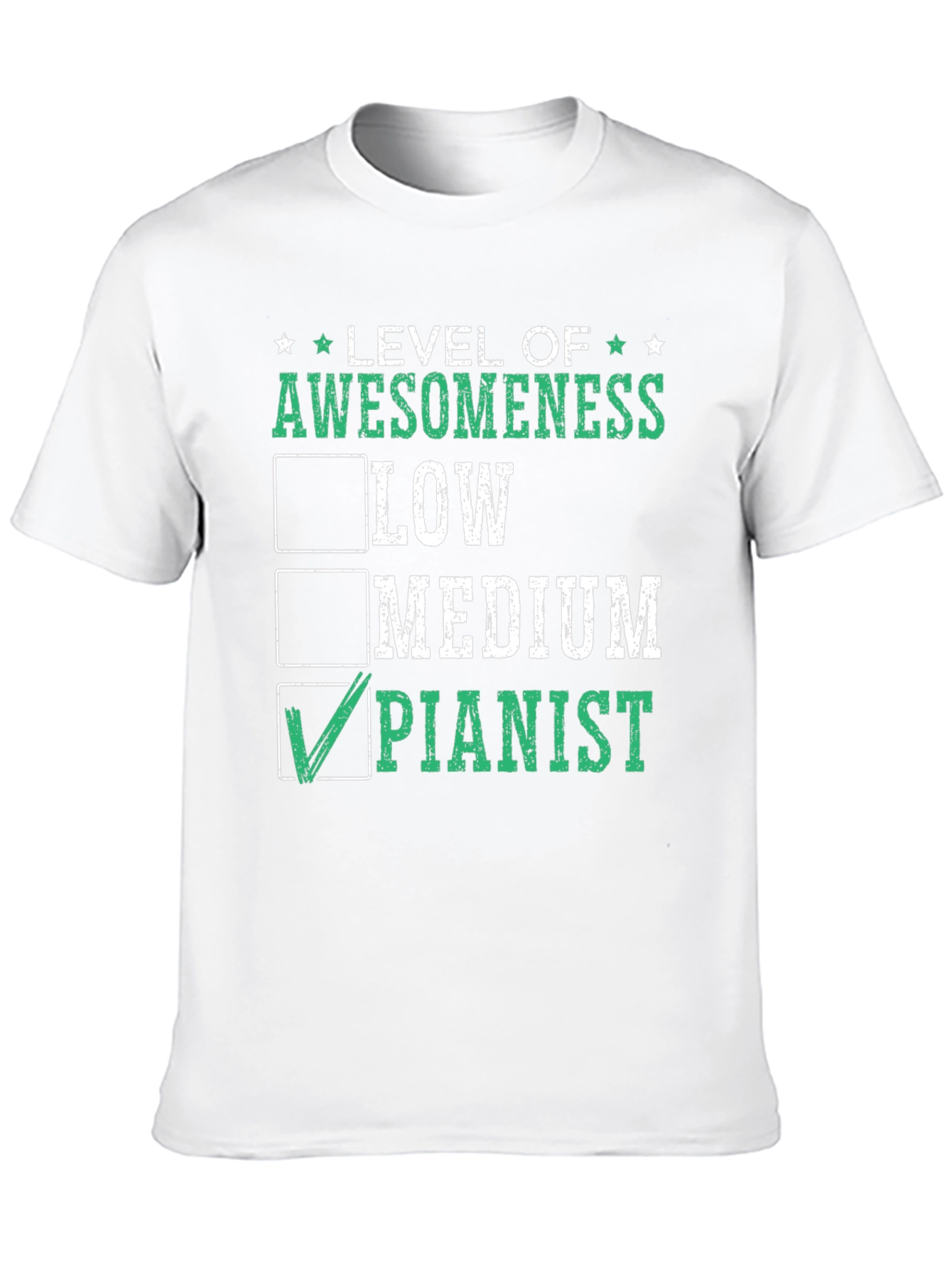 Awesome Pianist T-Shirt - Level Up Your Style!