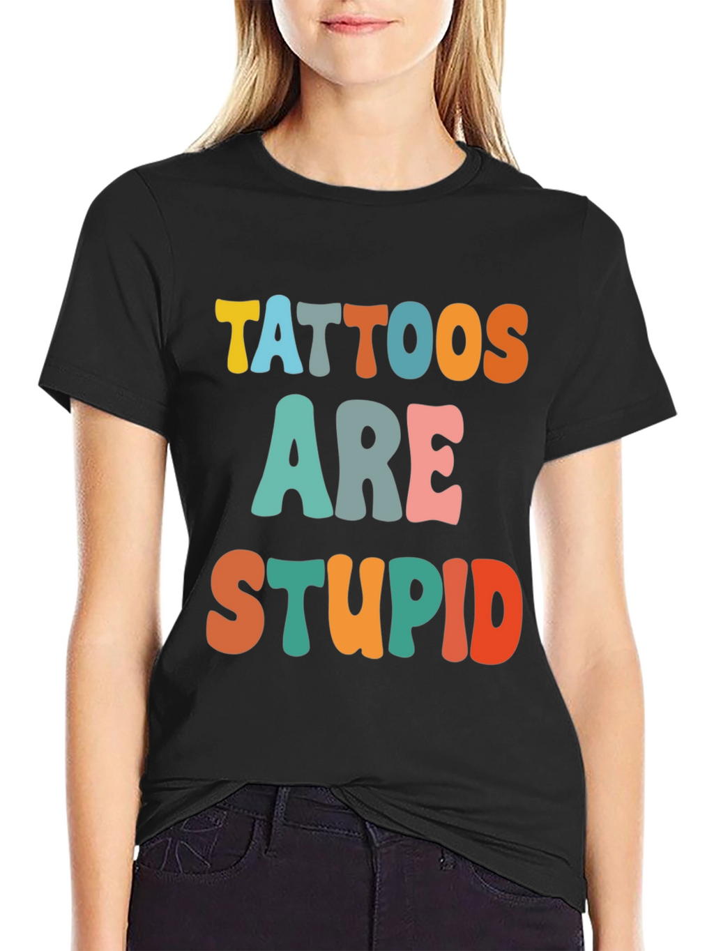 Tattoos Are Stupid Funny T-Shirt