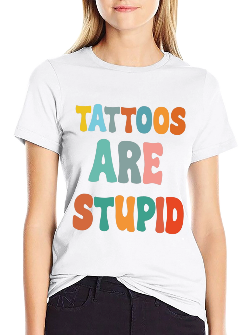Tattoos Are Stupid Funny T-Shirt