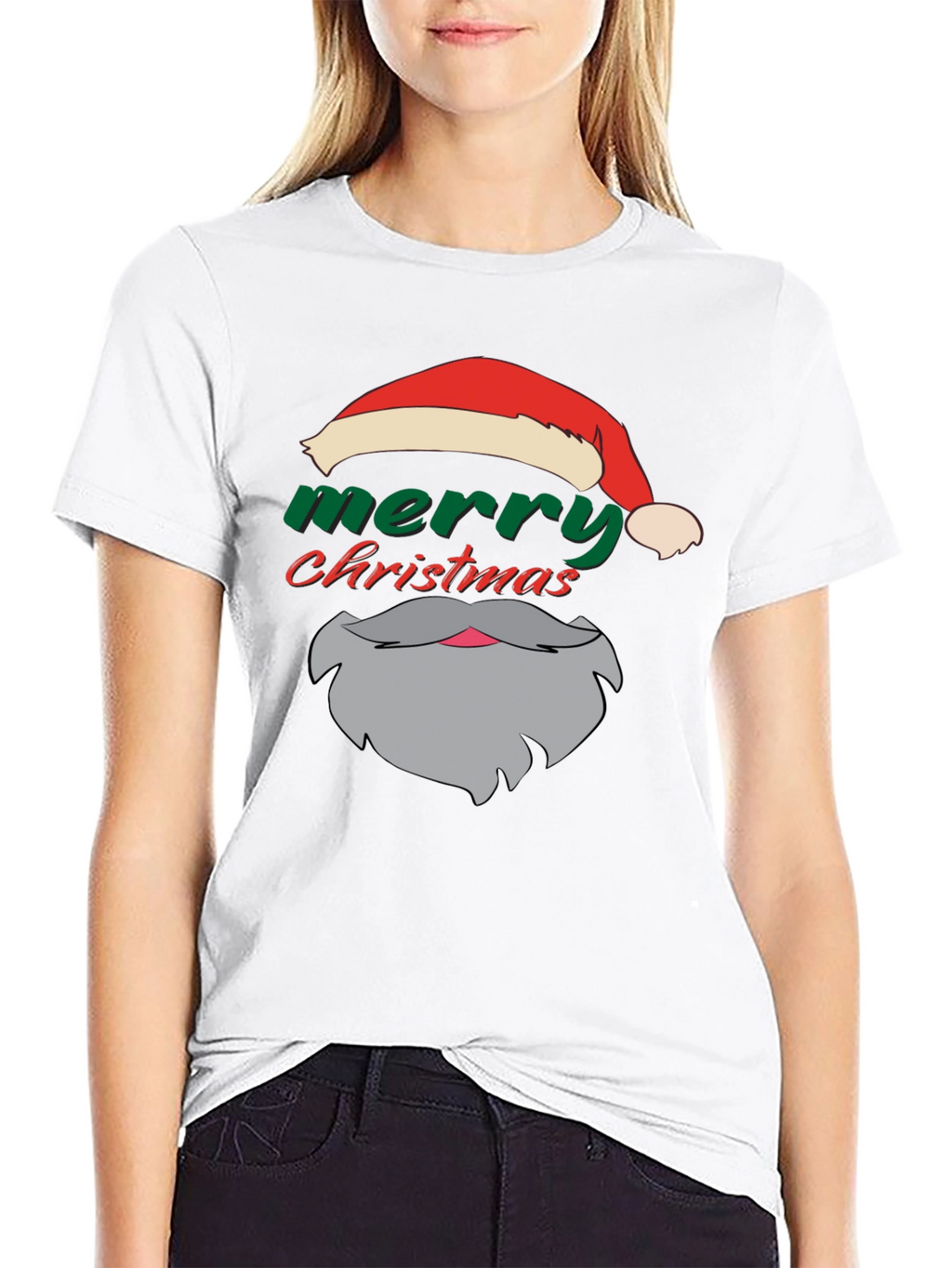 Festive Santa T-Shirt: Merry Christmas Apparel