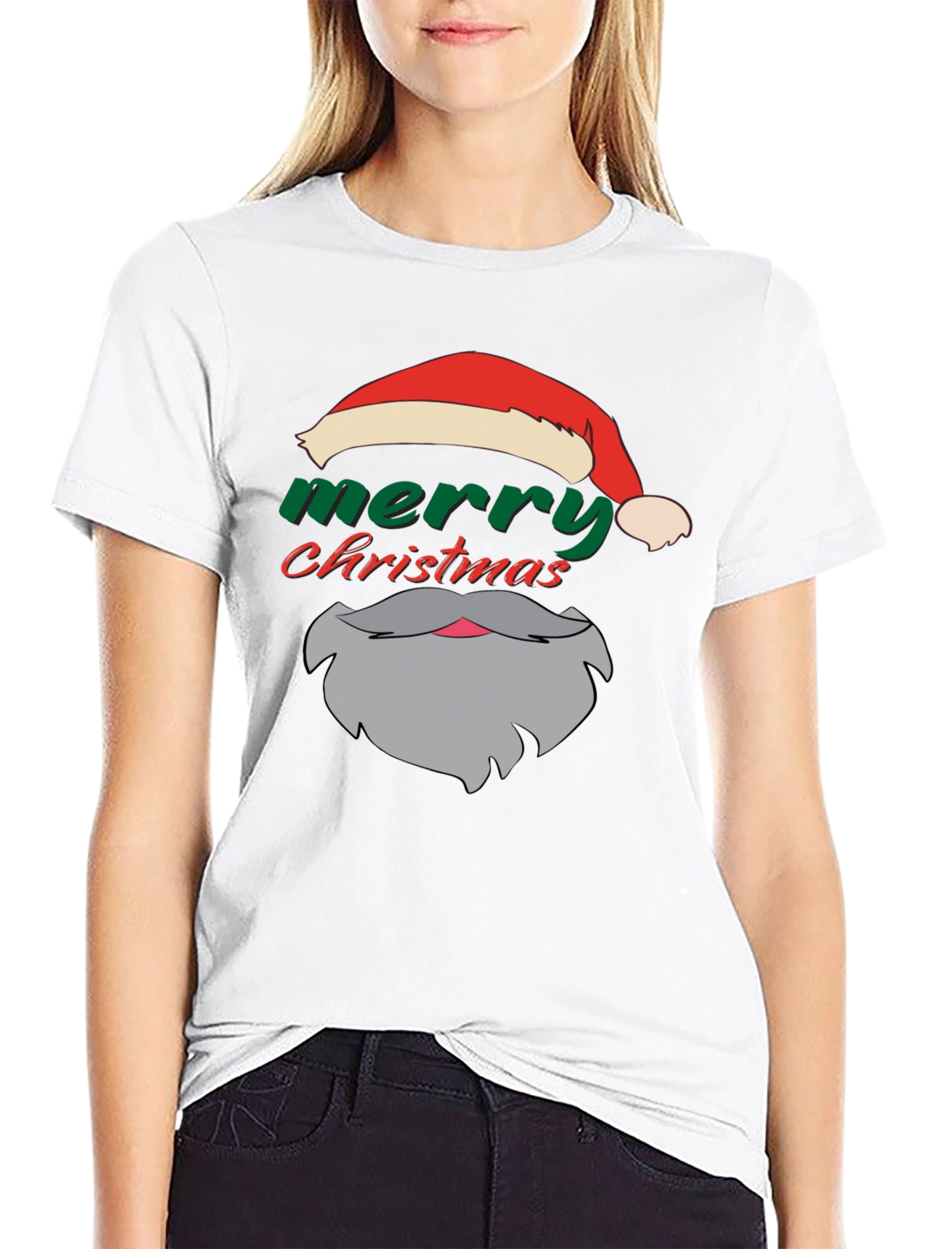 Festive Santa T-Shirt: Merry Christmas Apparel