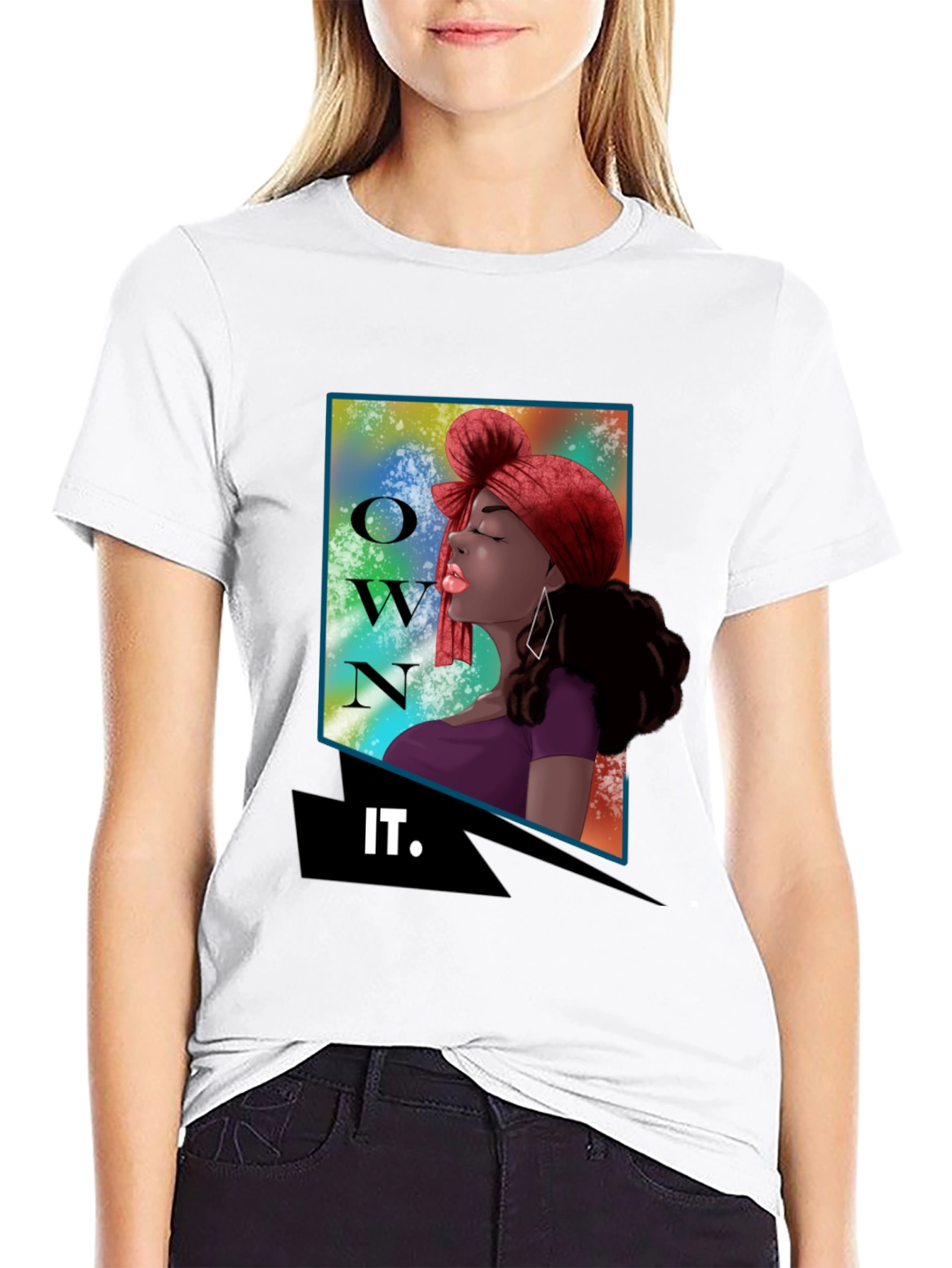 Own It Graphic Tee - Empowering Womens Fashion