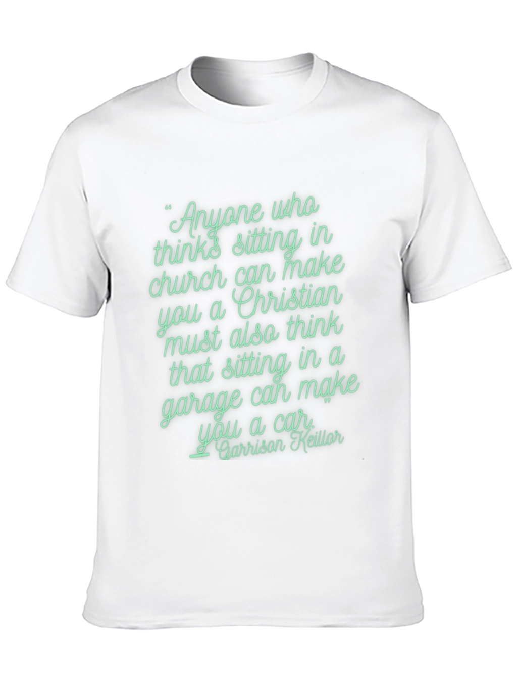 Christian vs Garage Car T-Shirt