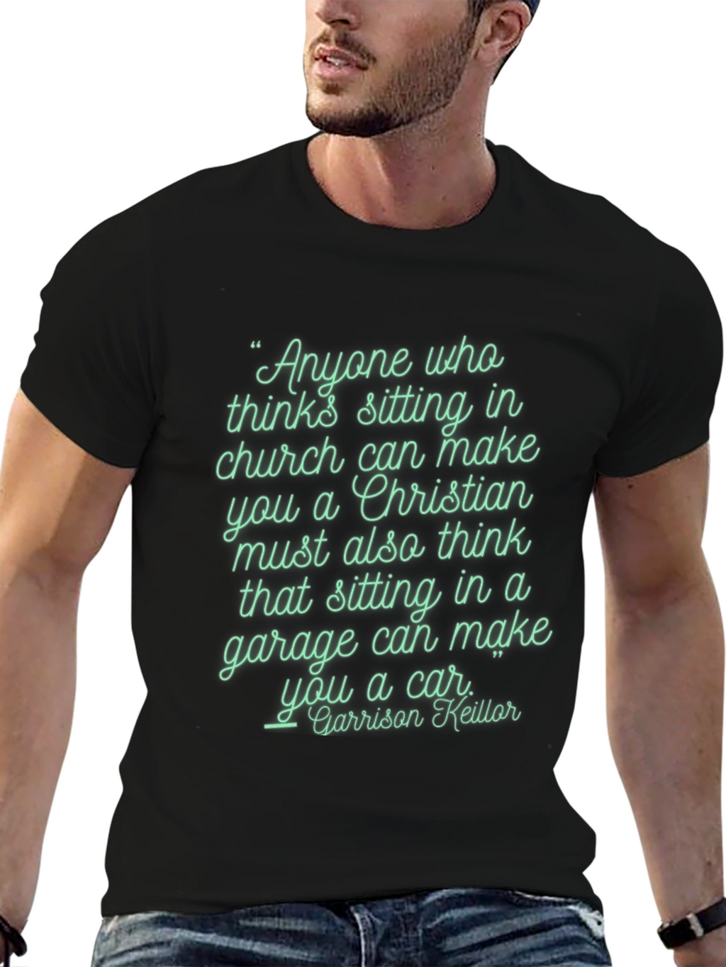 Christian vs Garage Car T-Shirt