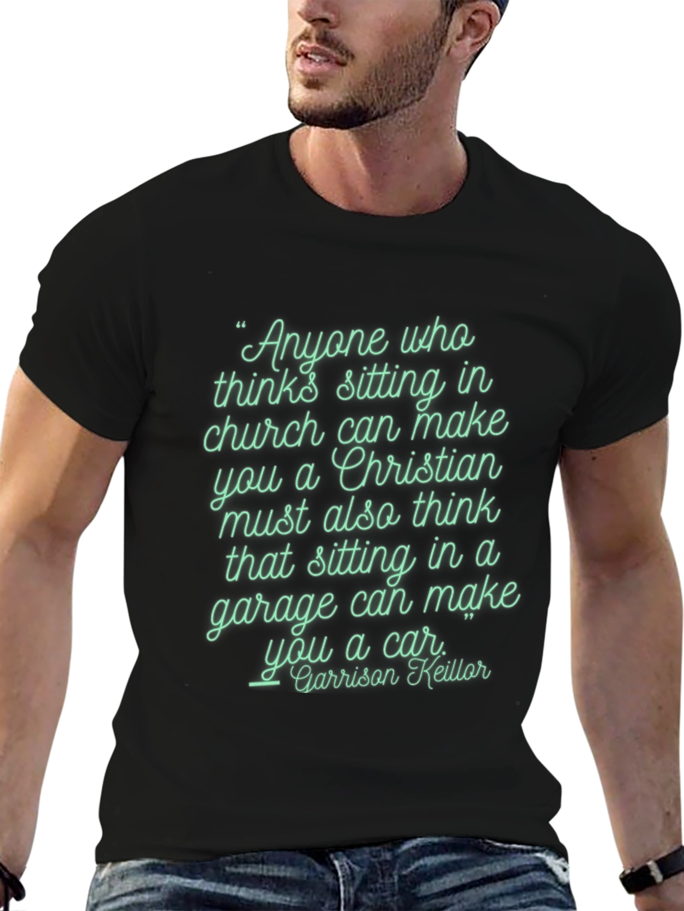 Christian vs Garage Car T-Shirt