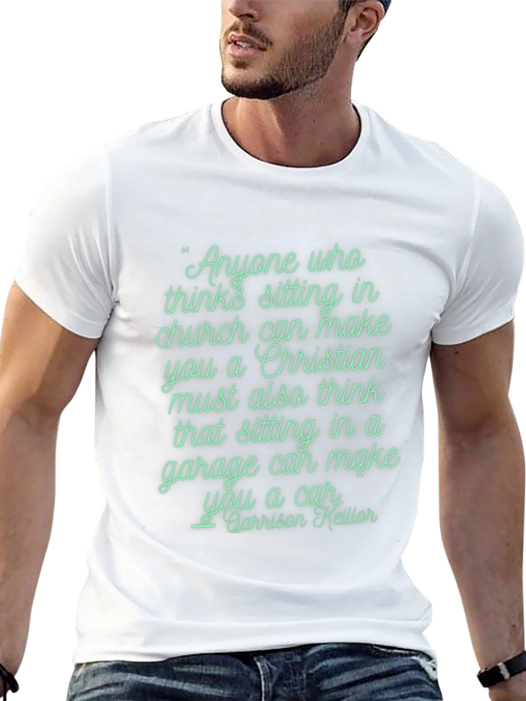 Christian vs Garage Car T-Shirt