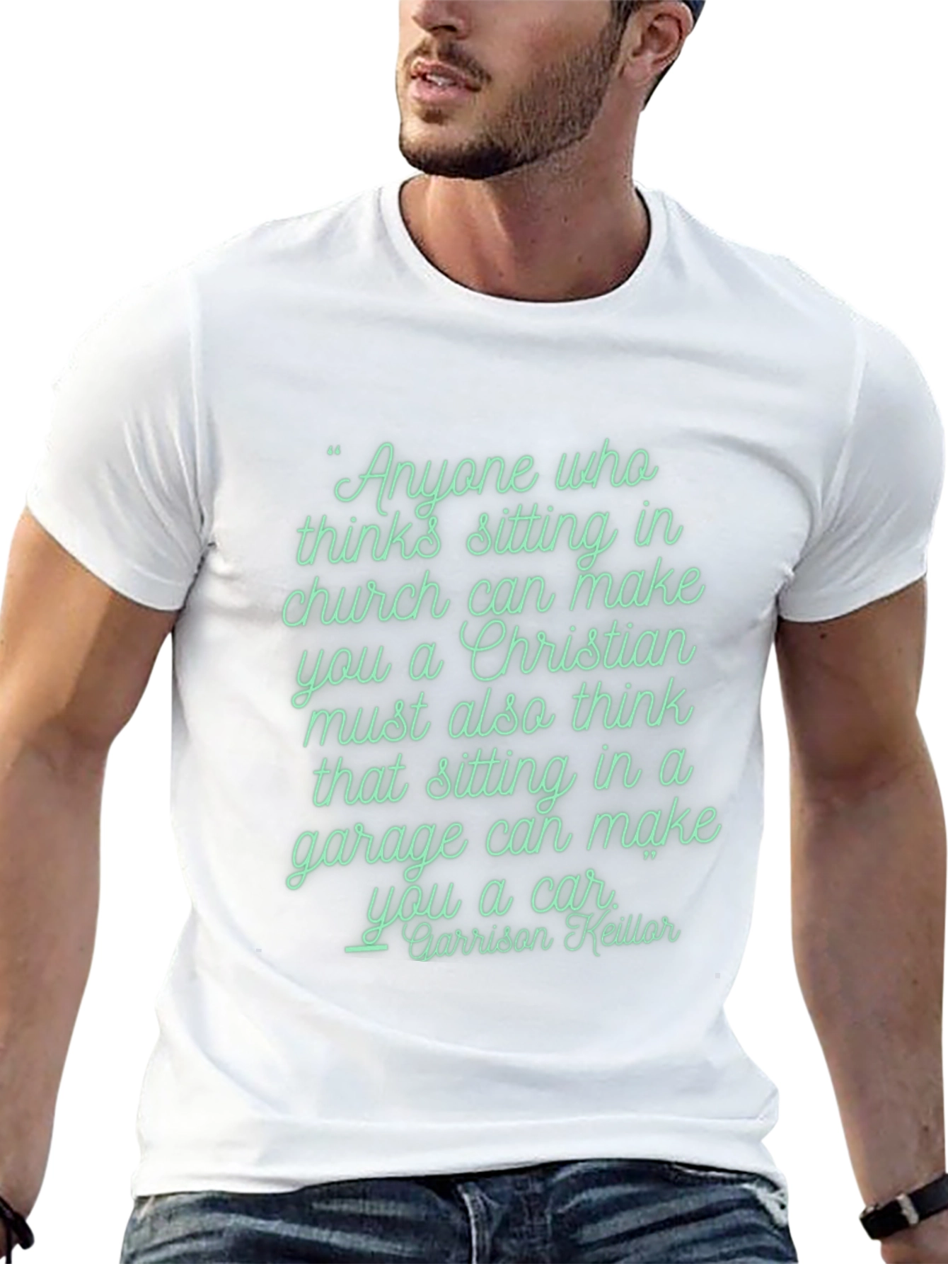 Christian vs Garage Car T-Shirt