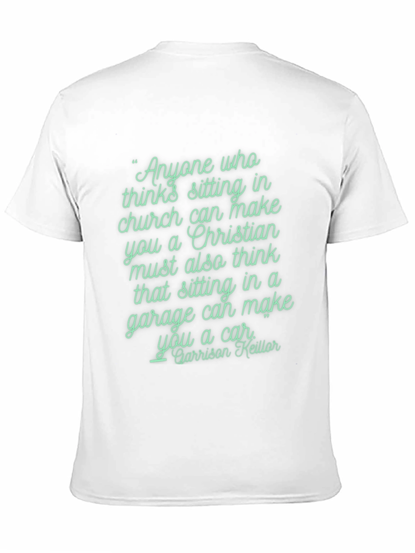 Christian vs Garage Car T-Shirt