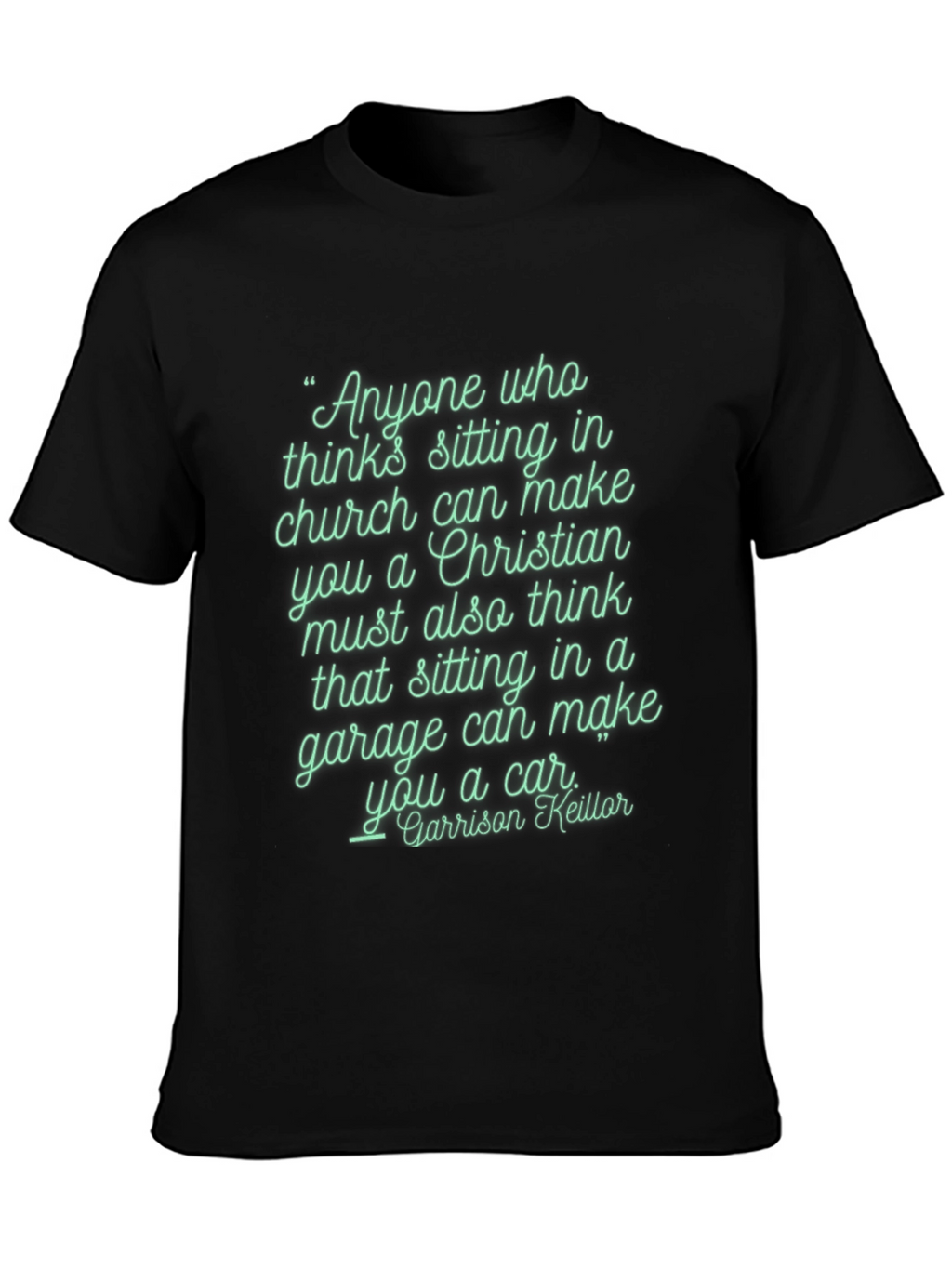 Christian vs Garage Car T-Shirt
