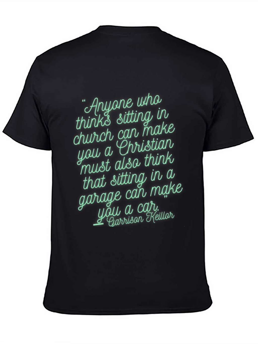 Christian vs Garage Car T-Shirt