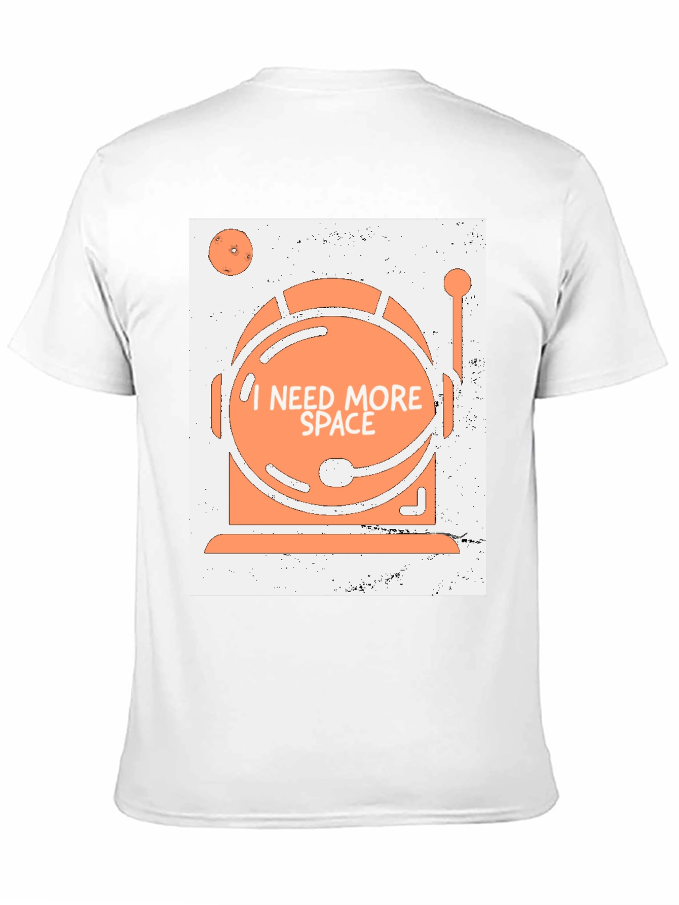 I Need More Space Astronaut Helmet Graphic T-Shirt
