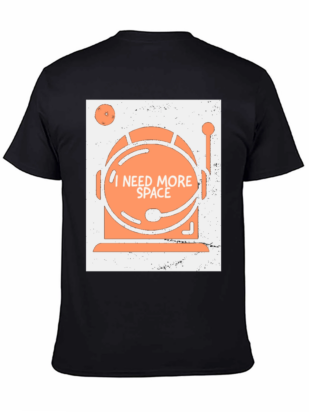 I Need More Space Astronaut Helmet Graphic T-Shirt