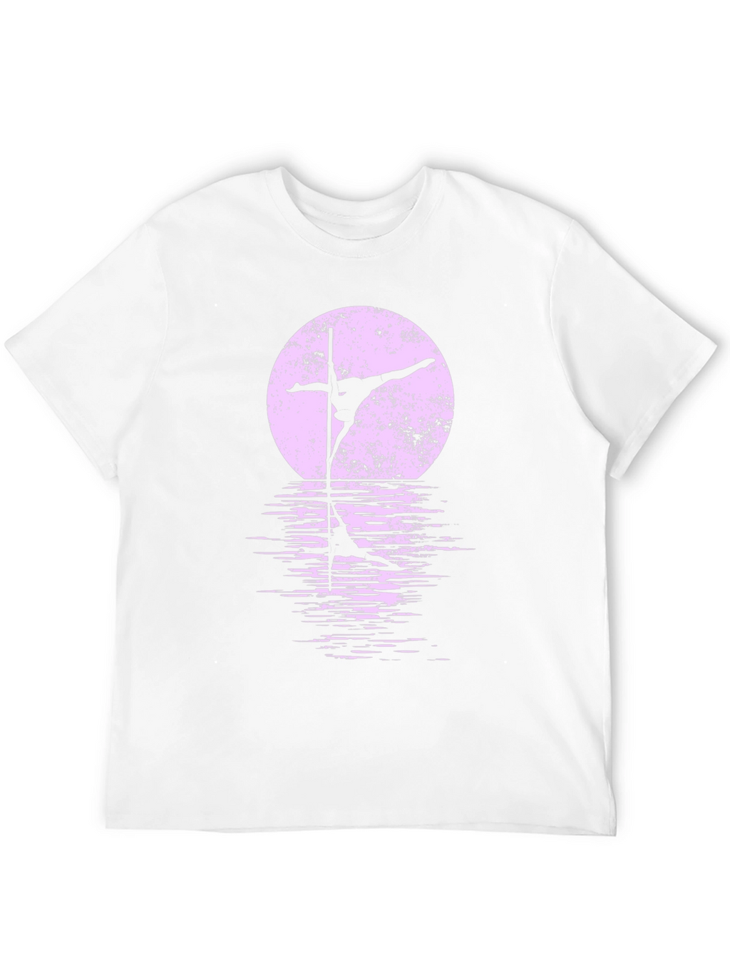 Pole Dancer Moon Silhouette Graphic Tee