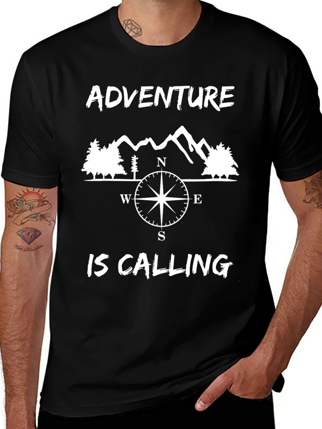 Adventure Is Calling Graphic T-Shirt