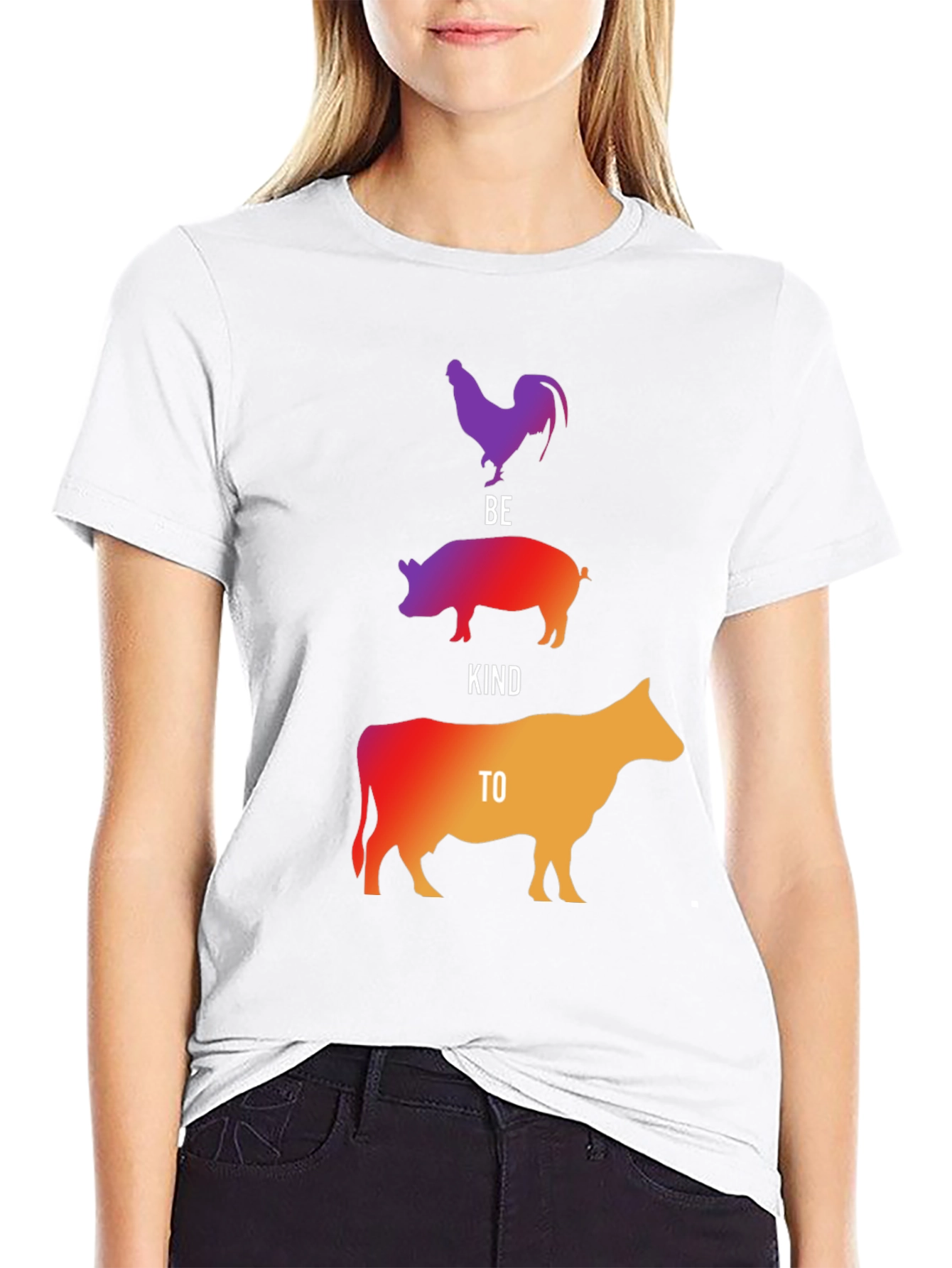 Be Kind to Animals Graphic Tee - Vegan T-Shirt