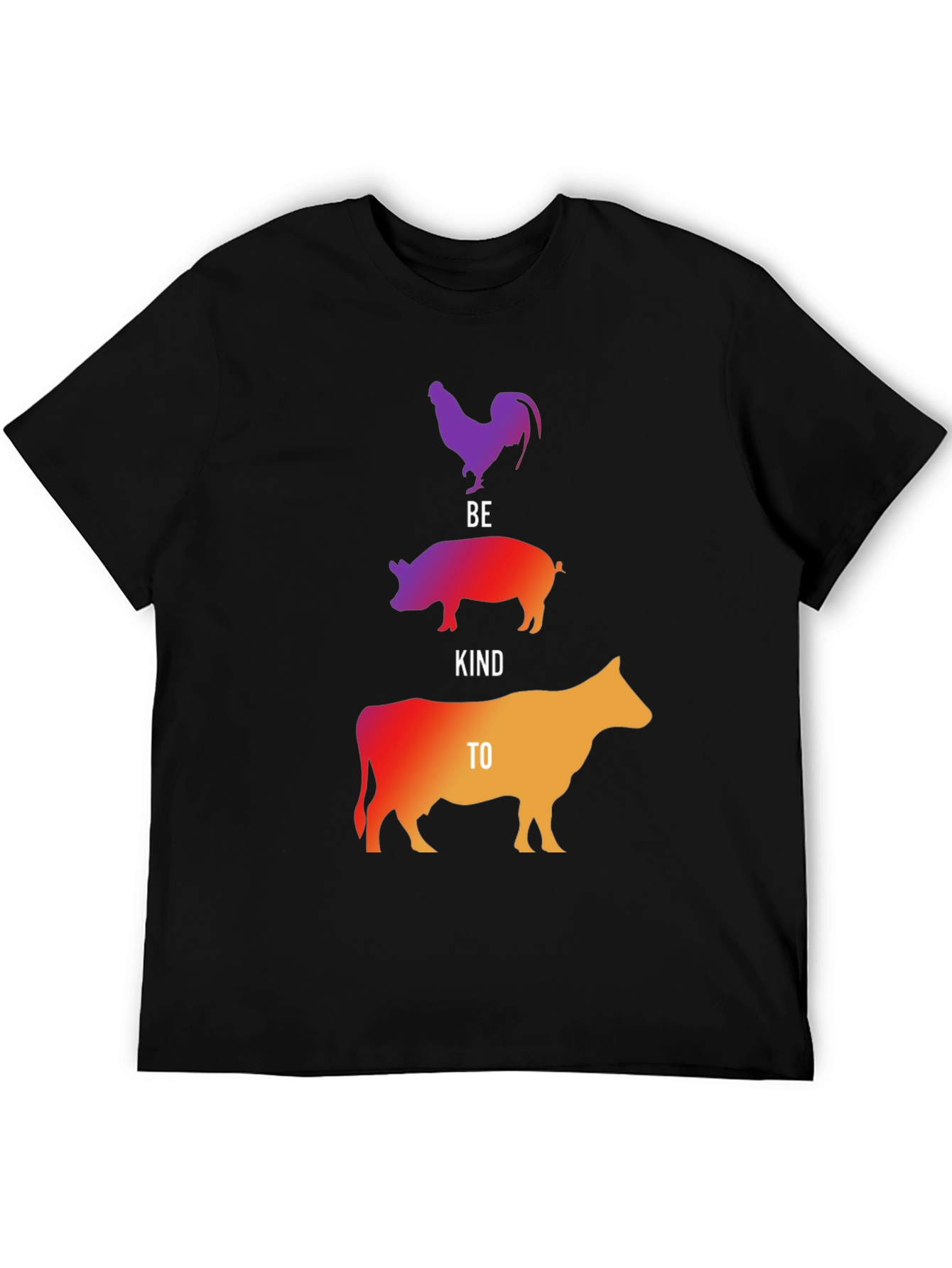 Be Kind to Animals Graphic Tee - Vegan T-Shirt