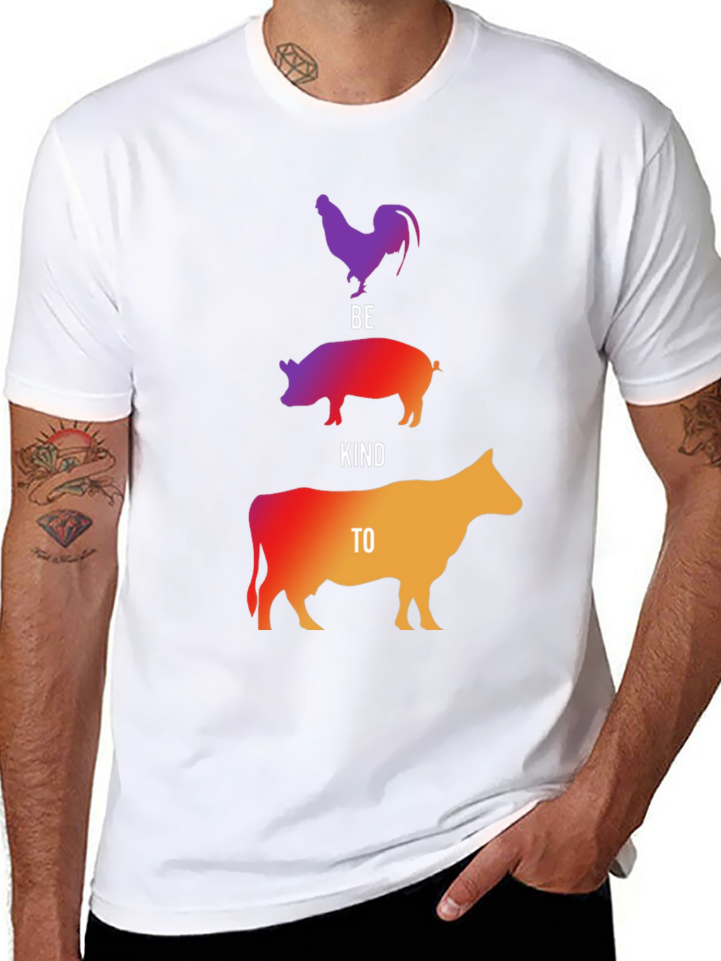 Be Kind to Animals Graphic Tee - Vegan T-Shirt