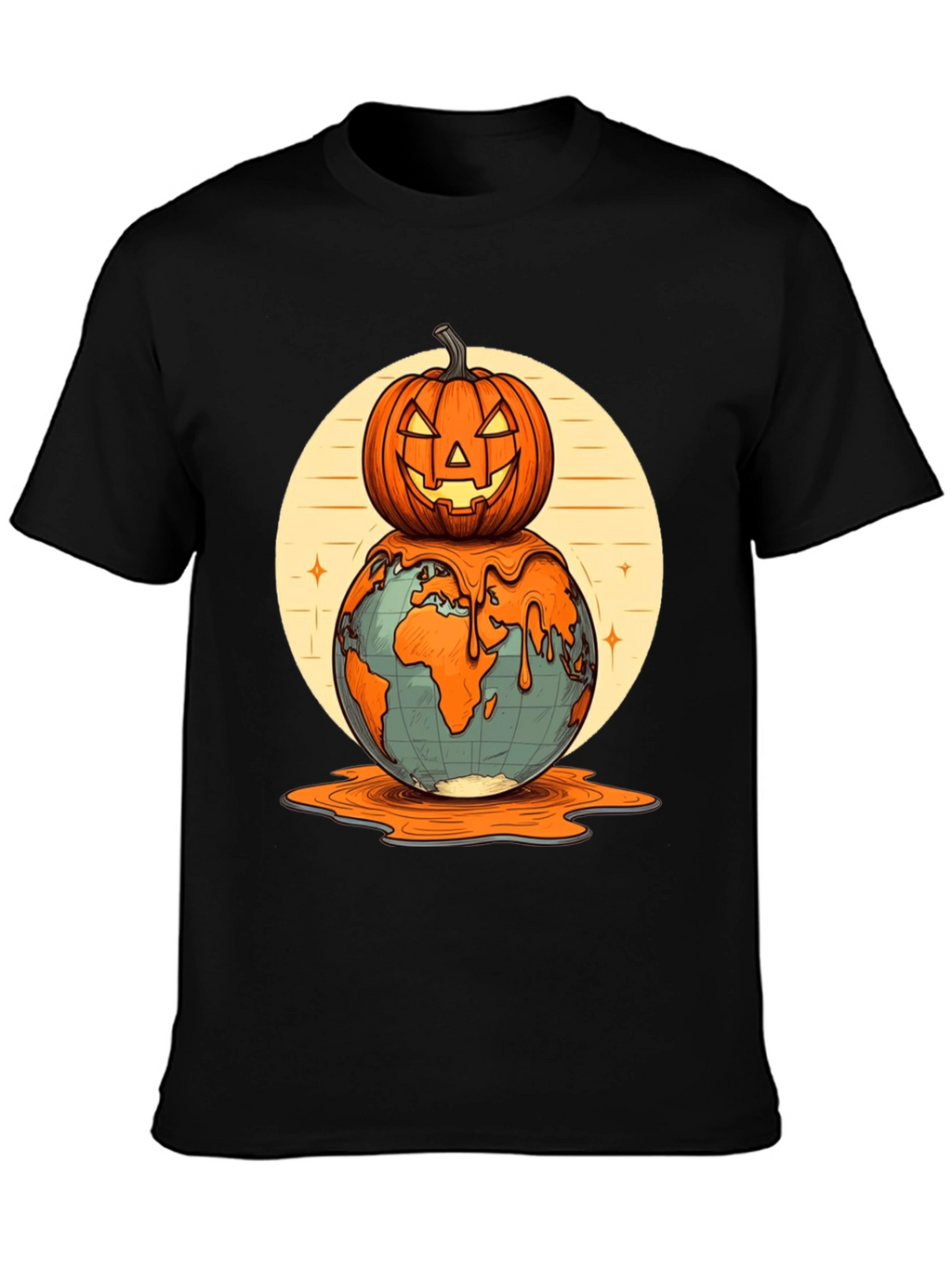 Melting Earth Pumpkin T-Shirt