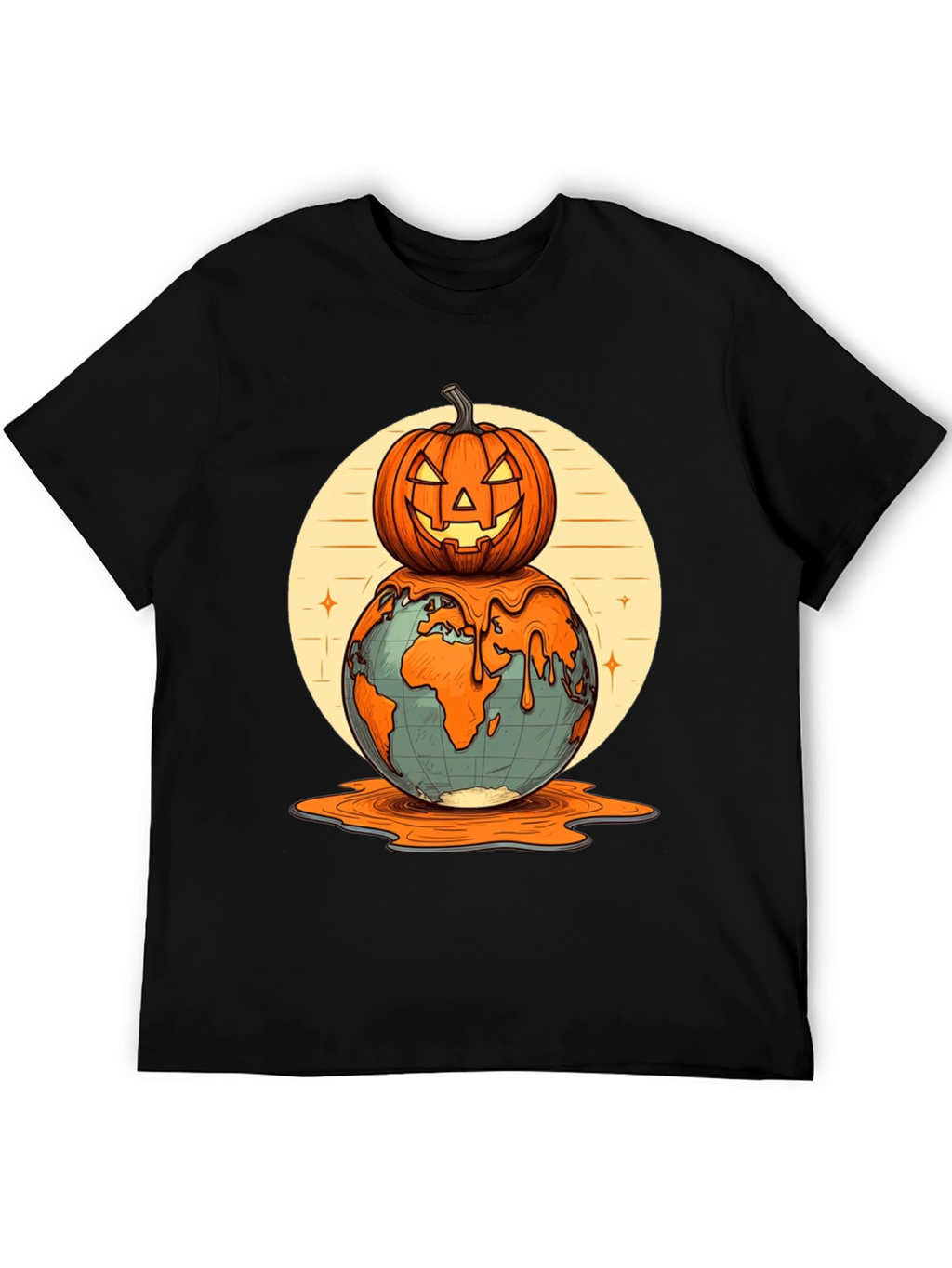 Melting Earth Pumpkin T-Shirt