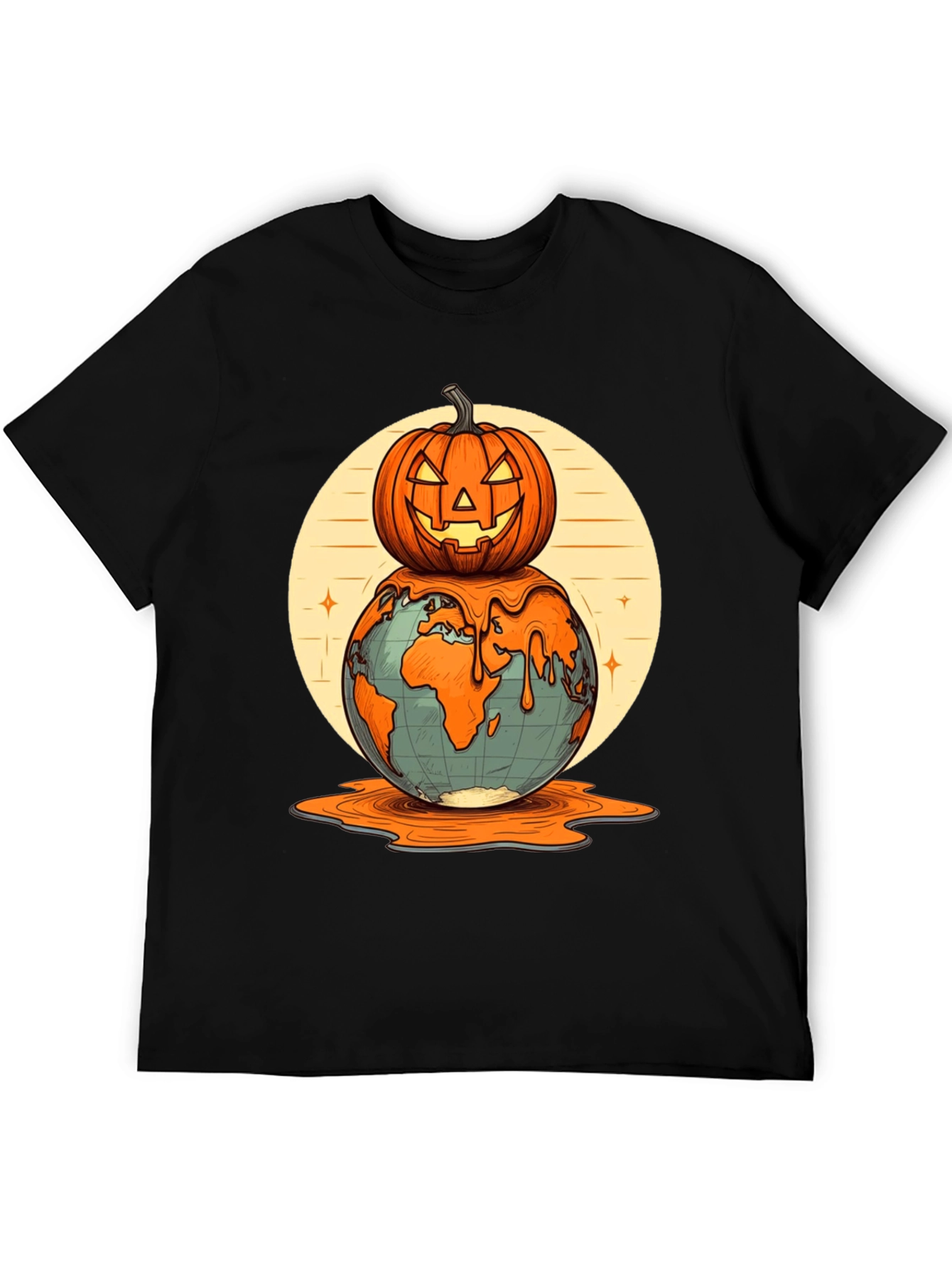Melting Earth Pumpkin T-Shirt