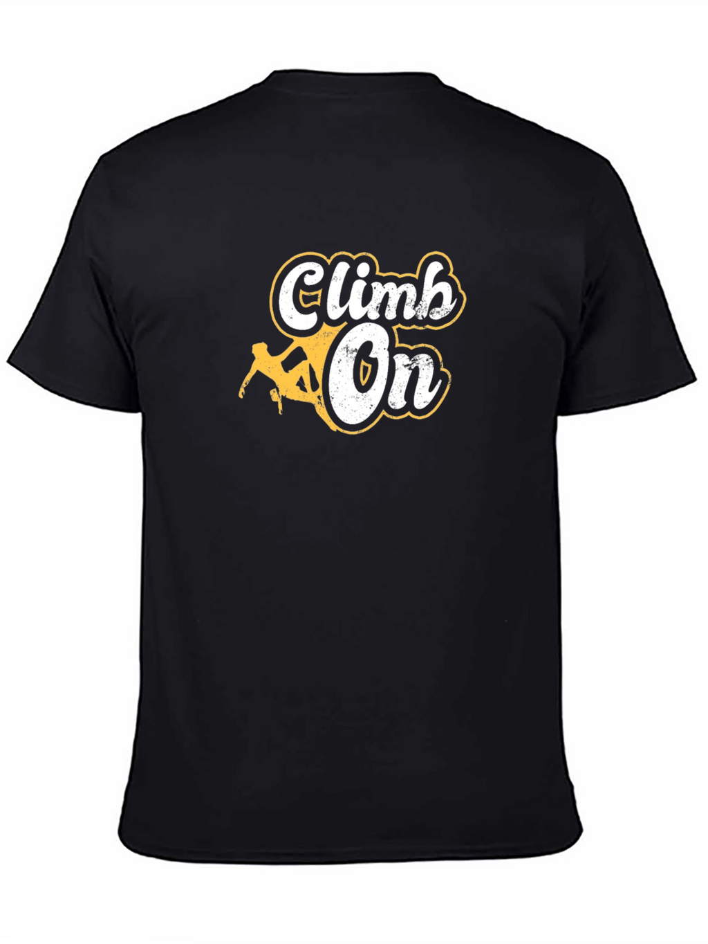Climb On Graphic Tee - Black