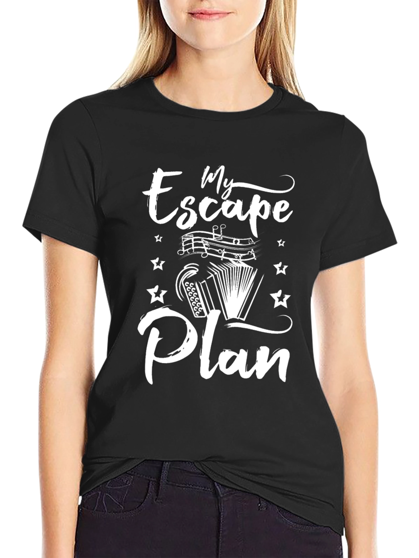My Escape Plan T-Shirt Accordion Music Tee