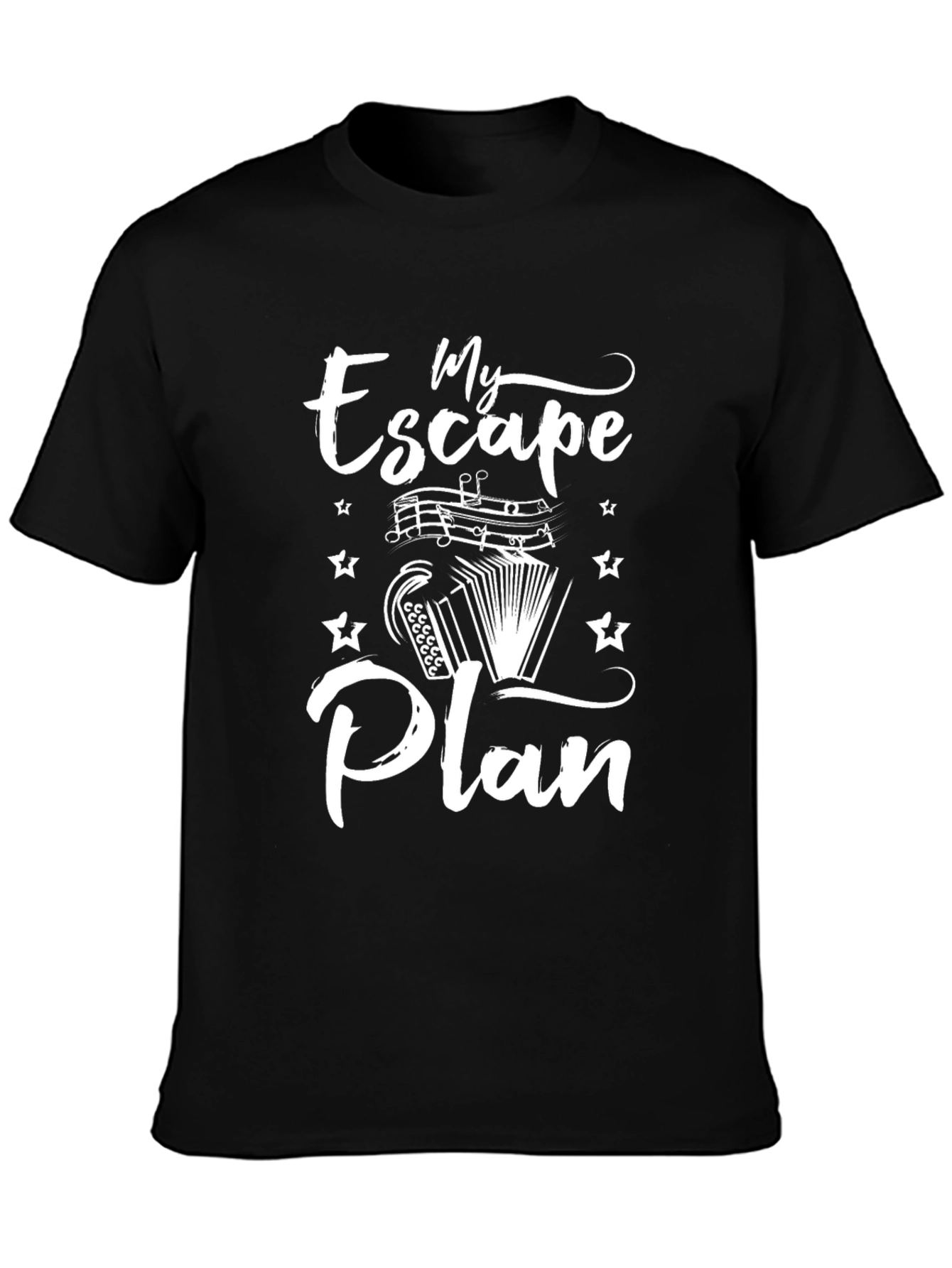 My Escape Plan T-Shirt Accordion Music Tee