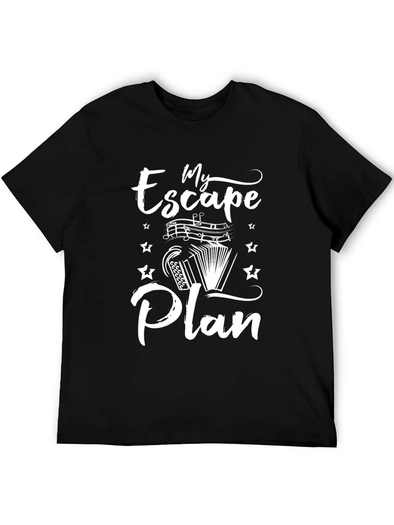 My Escape Plan T-Shirt Accordion Music Tee
