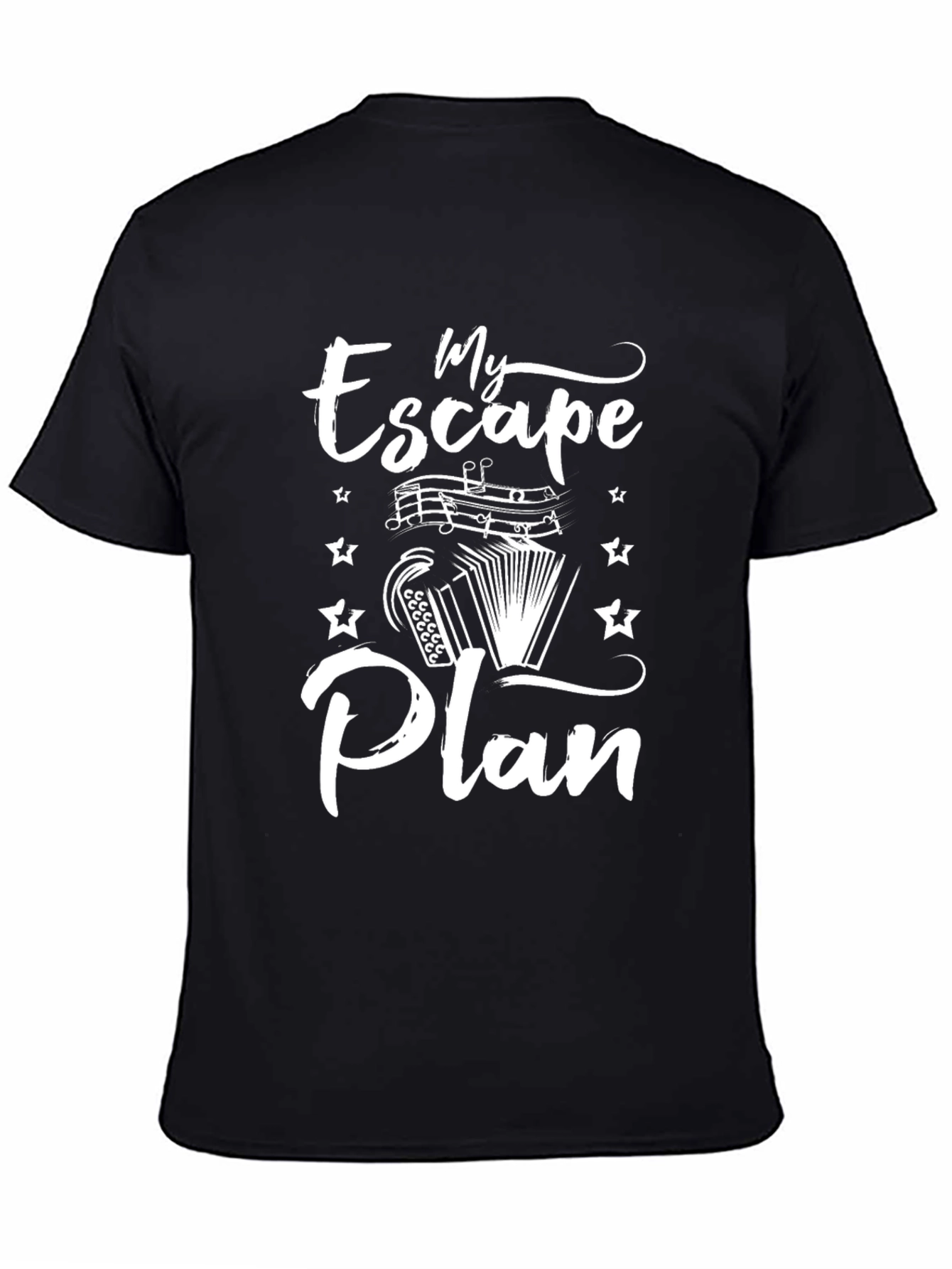My Escape Plan T-Shirt Accordion Music Tee