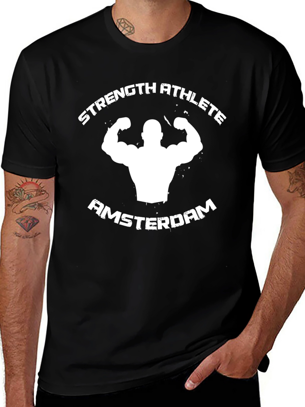 Strength Athlete Amsterdam Black T-Shirt