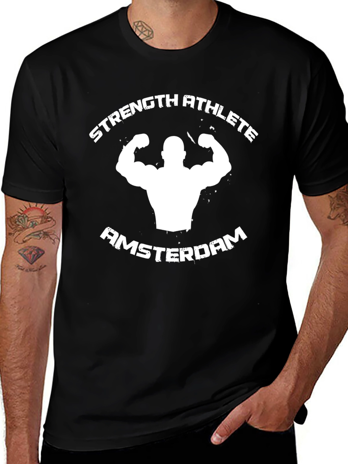 Strength Athlete Amsterdam Black T-Shirt