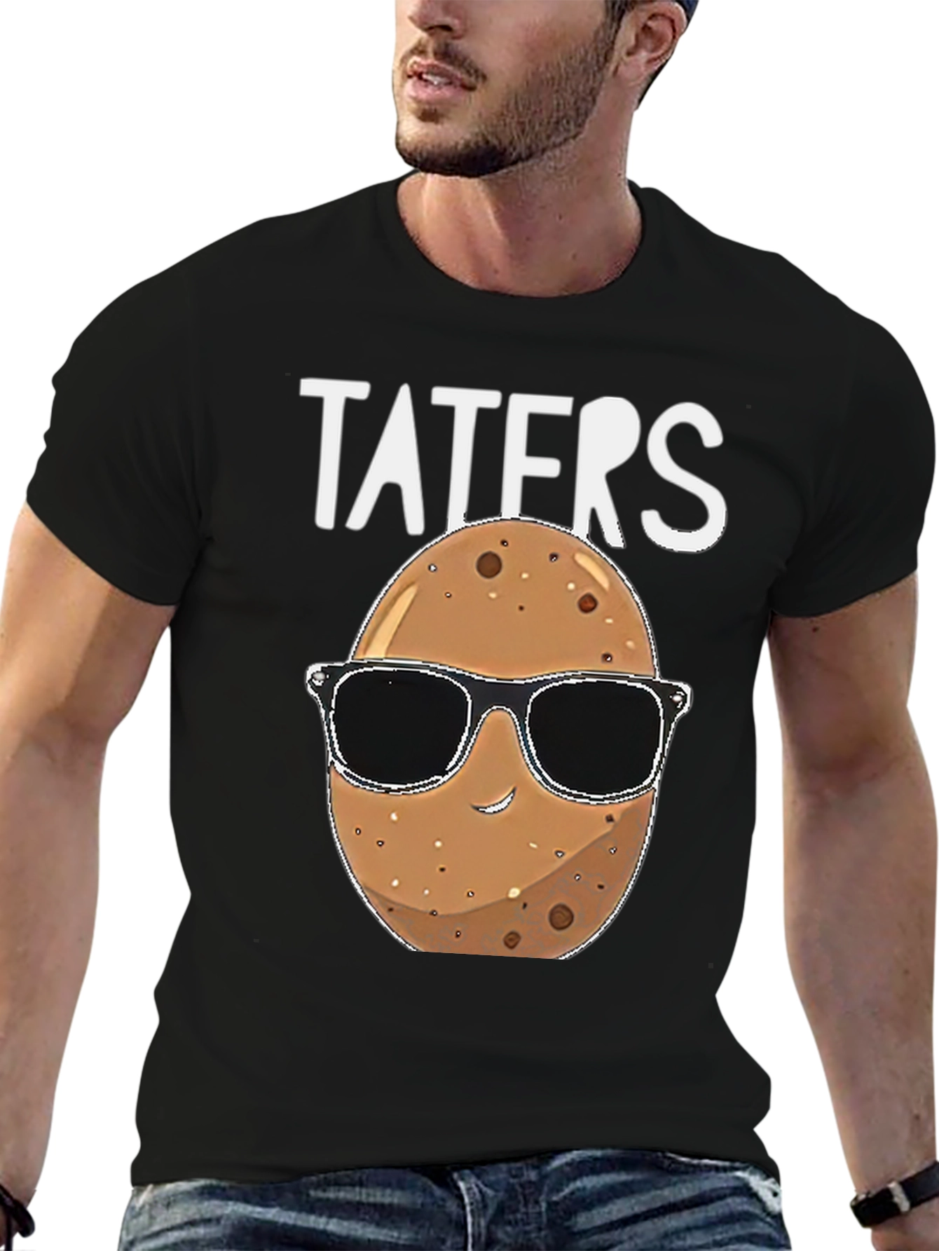 Taters Graphic Tee - Funny Potato Sunglasses Shirt
