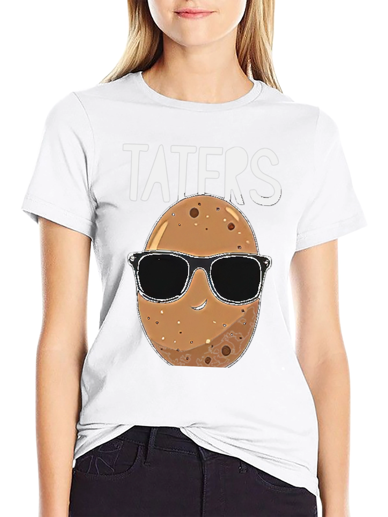 Taters Graphic Tee - Funny Potato Sunglasses Shirt