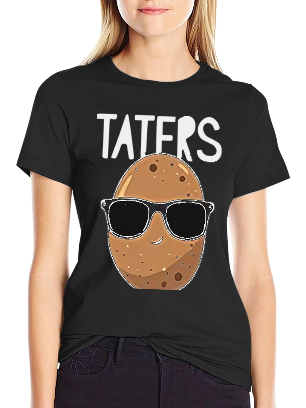 Taters Graphic Tee - Funny Potato Sunglasses Shirt