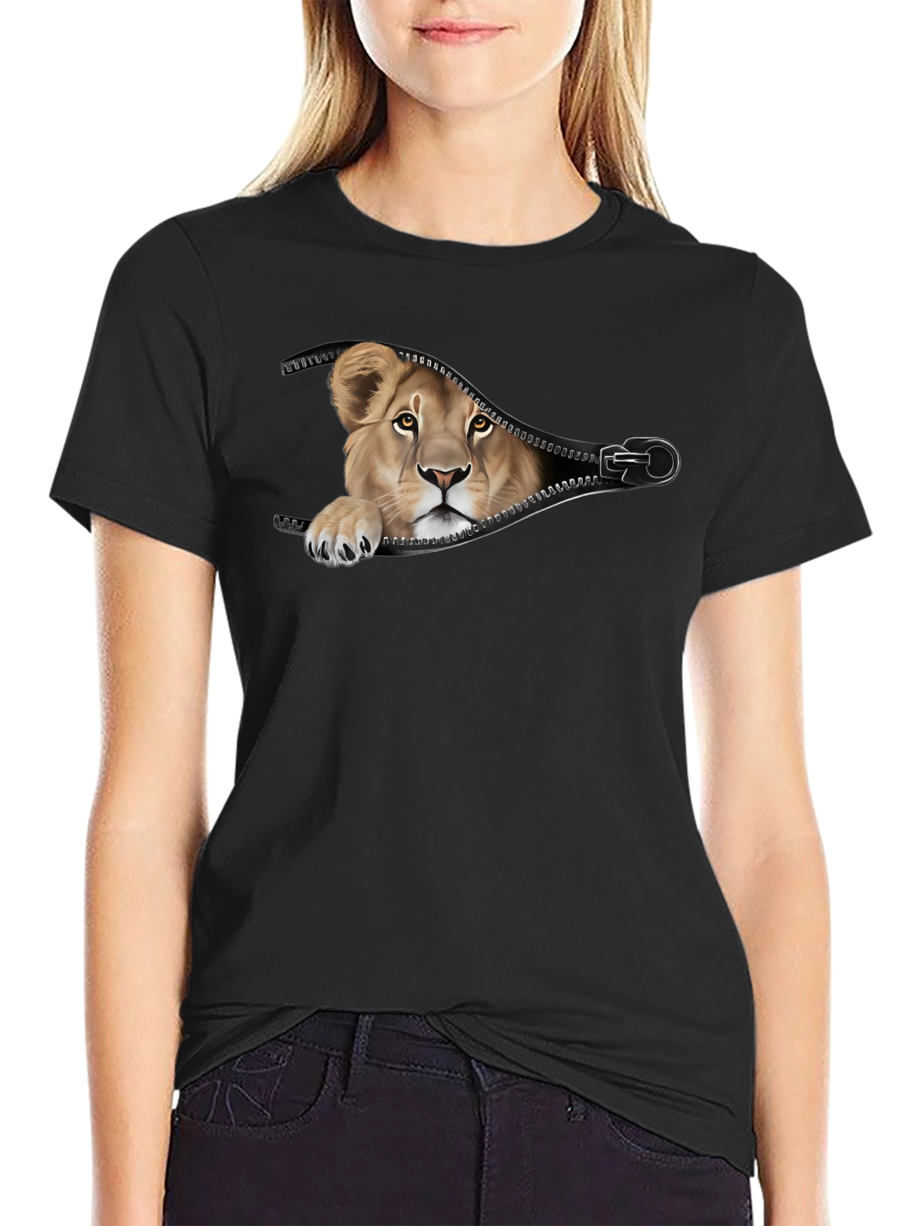 Lion Cub Zipper T-Shirt
