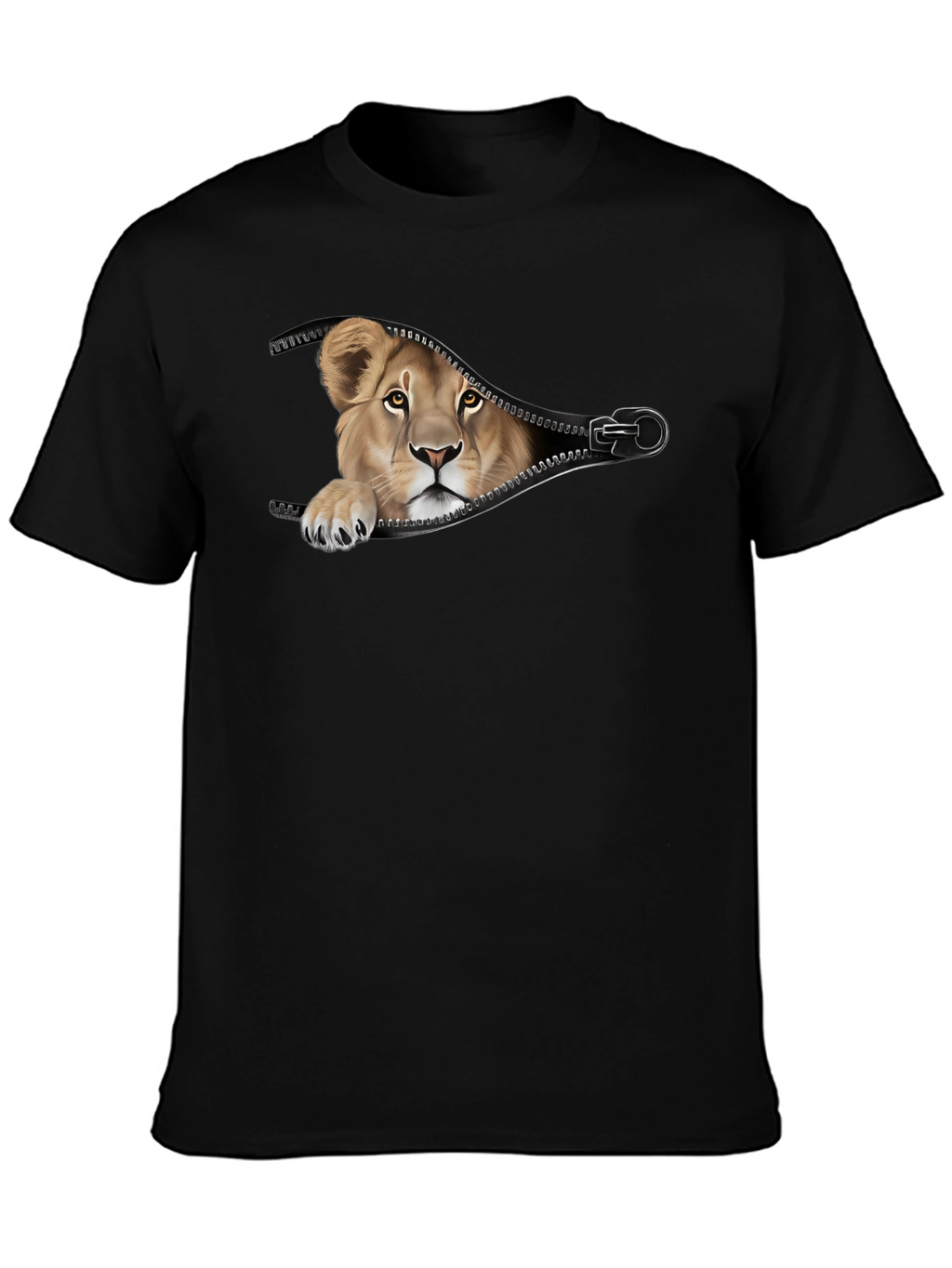 Lion Cub Zipper T-Shirt