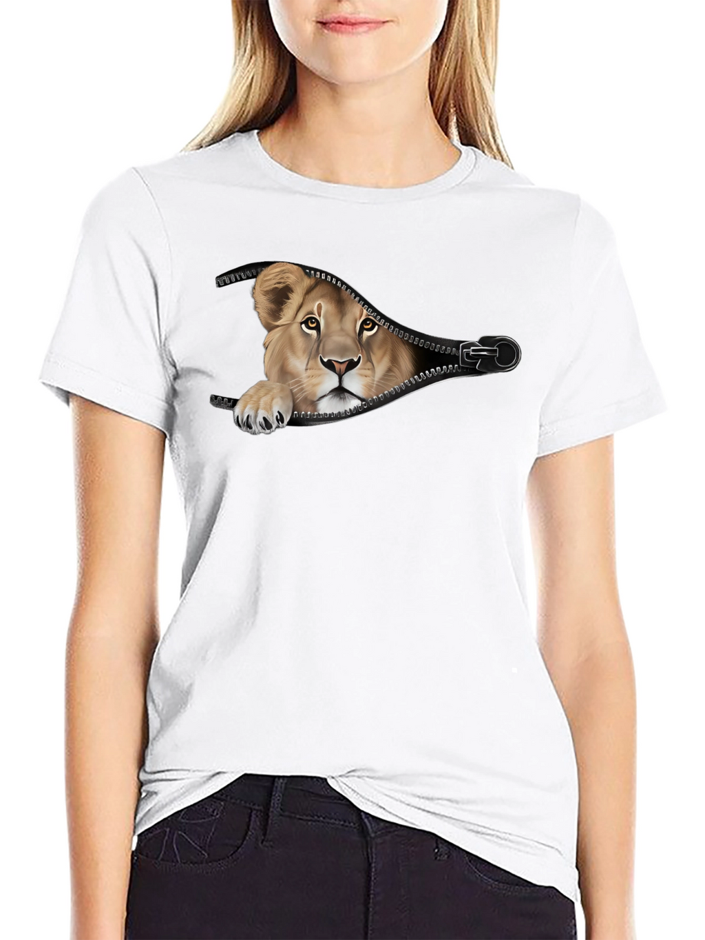 Lion Cub Zipper T-Shirt