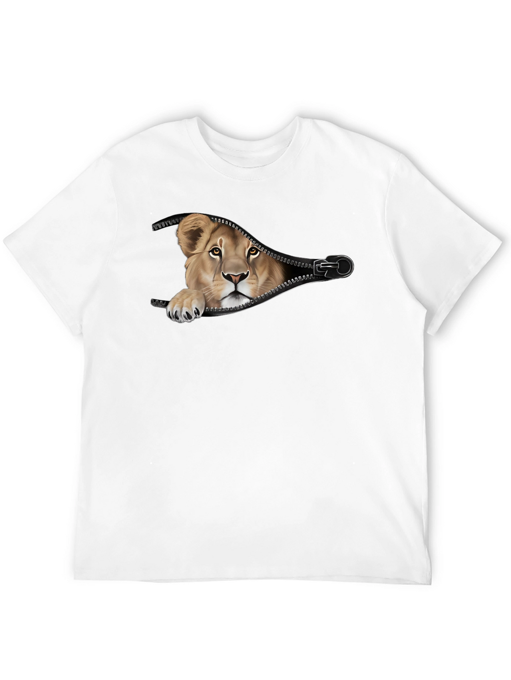 Lion Cub Zipper T-Shirt