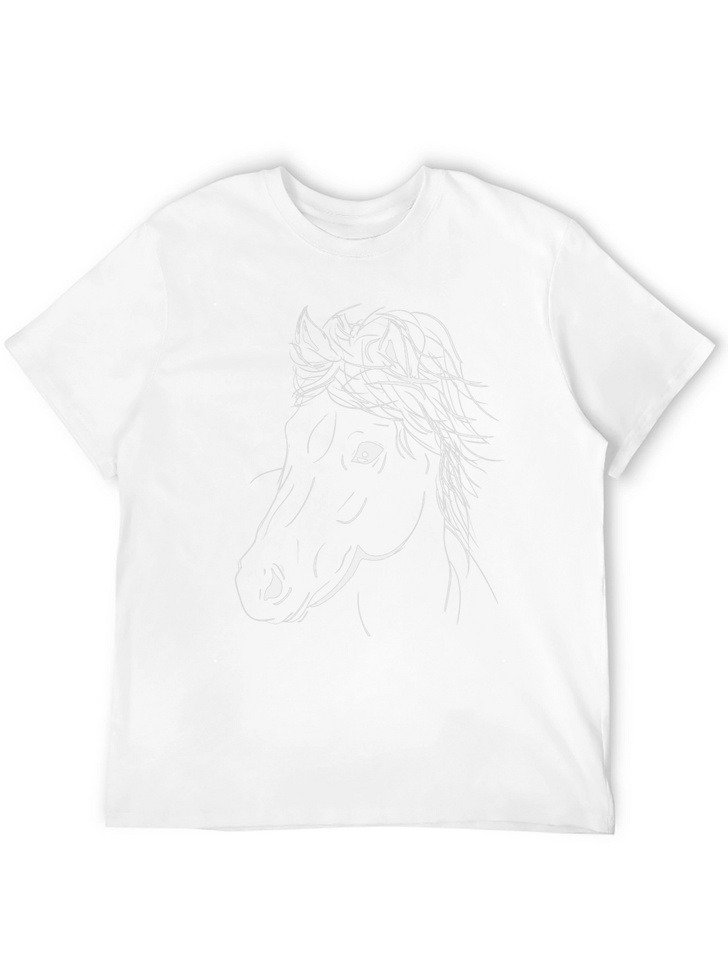 Horse Graphic Tee - Stylish Black T-Shirt