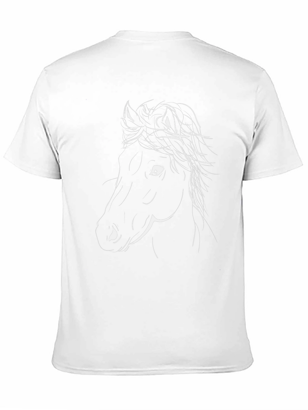 Horse Graphic Tee - Stylish Black T-Shirt