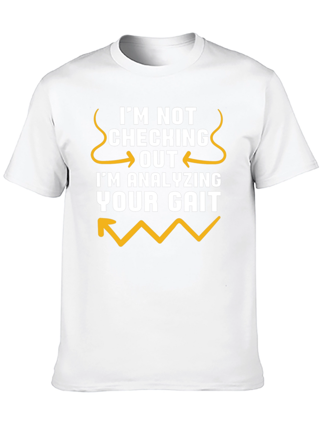 Analyzing Your Gait Funny Black Tee
